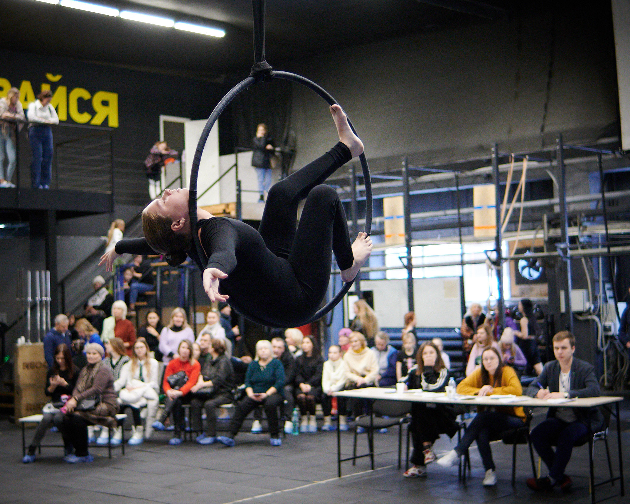 Соревнования по воздушным полотнами и акробатике 29.11.2022