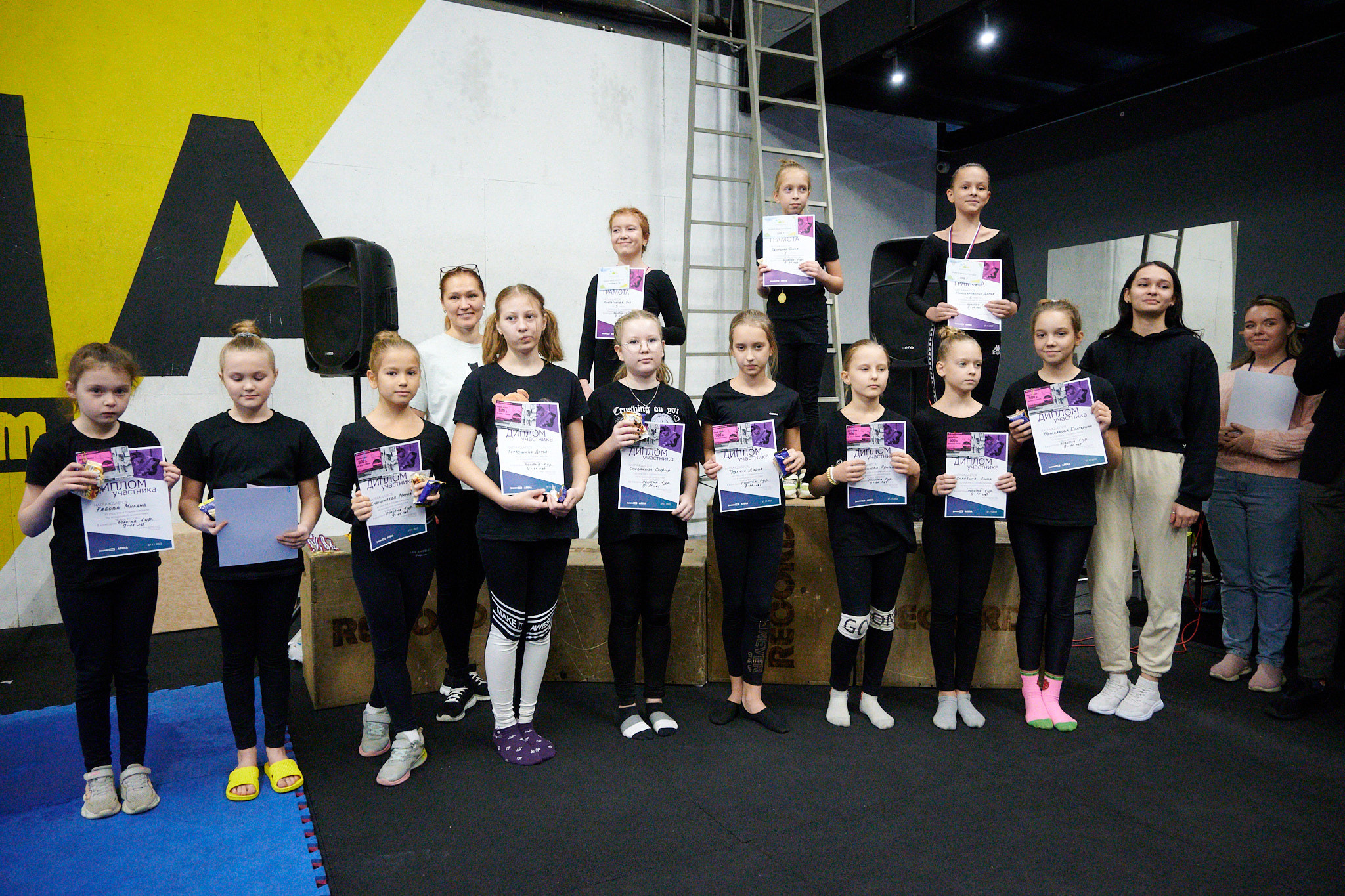 Соревнования по воздушным полотнами и акробатике 29.11.2022