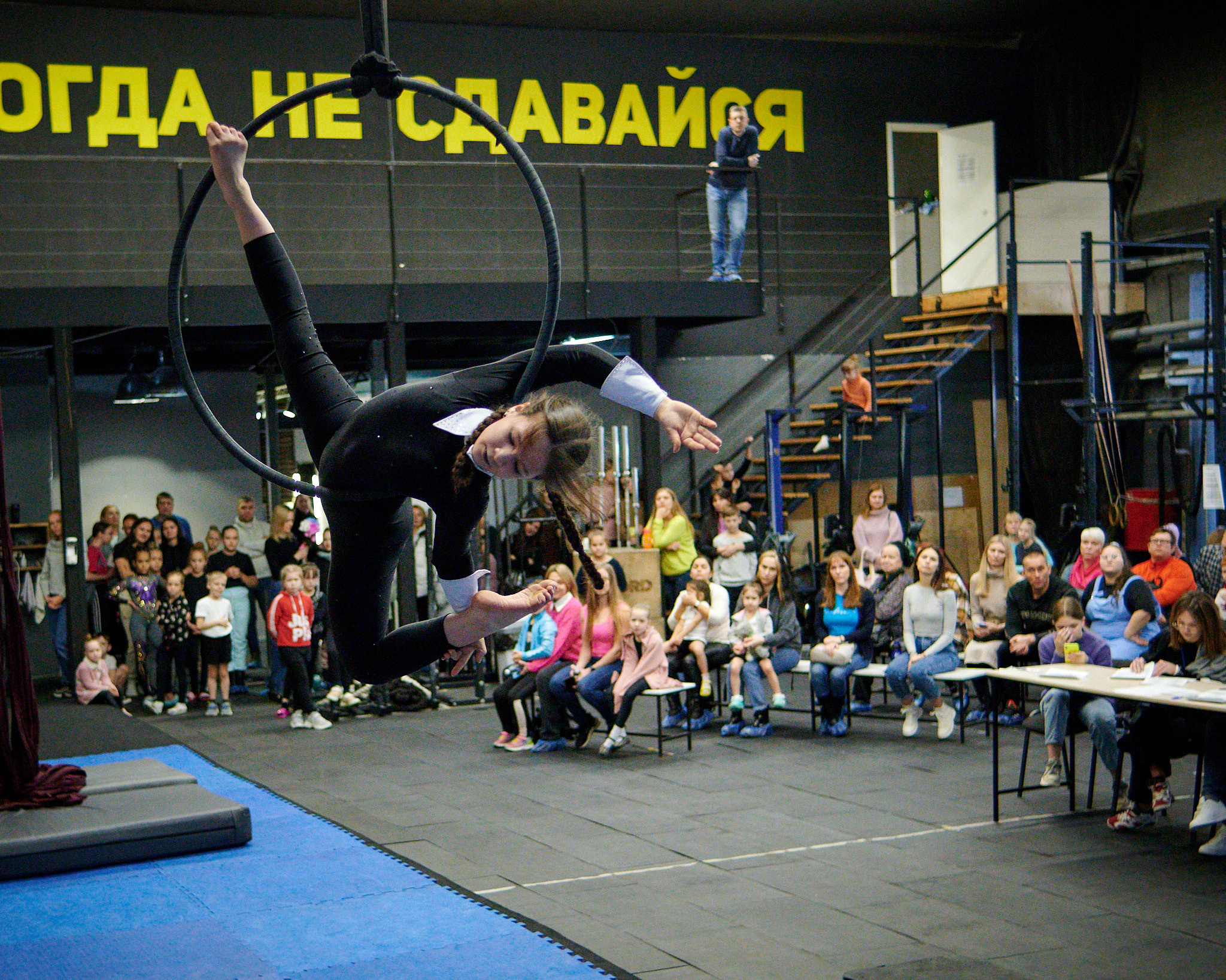 Соревнования по воздушным полотнами и акробатике 29.11.2022
