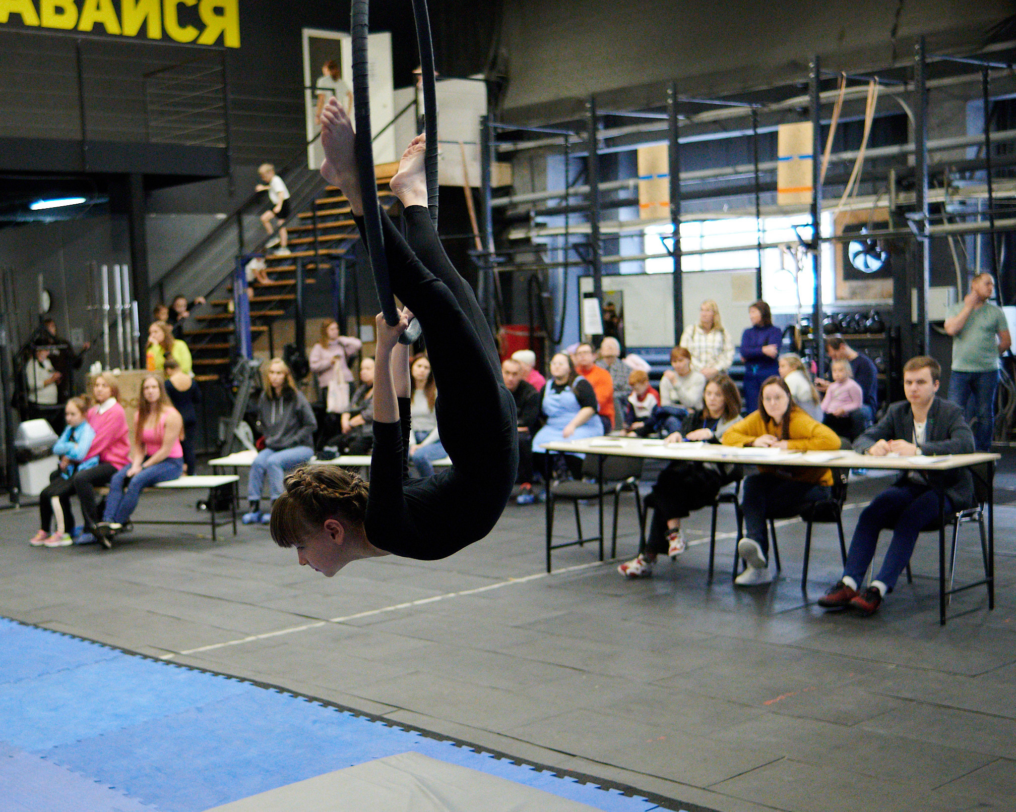 Соревнования по воздушным полотнами и акробатике 29.11.2022