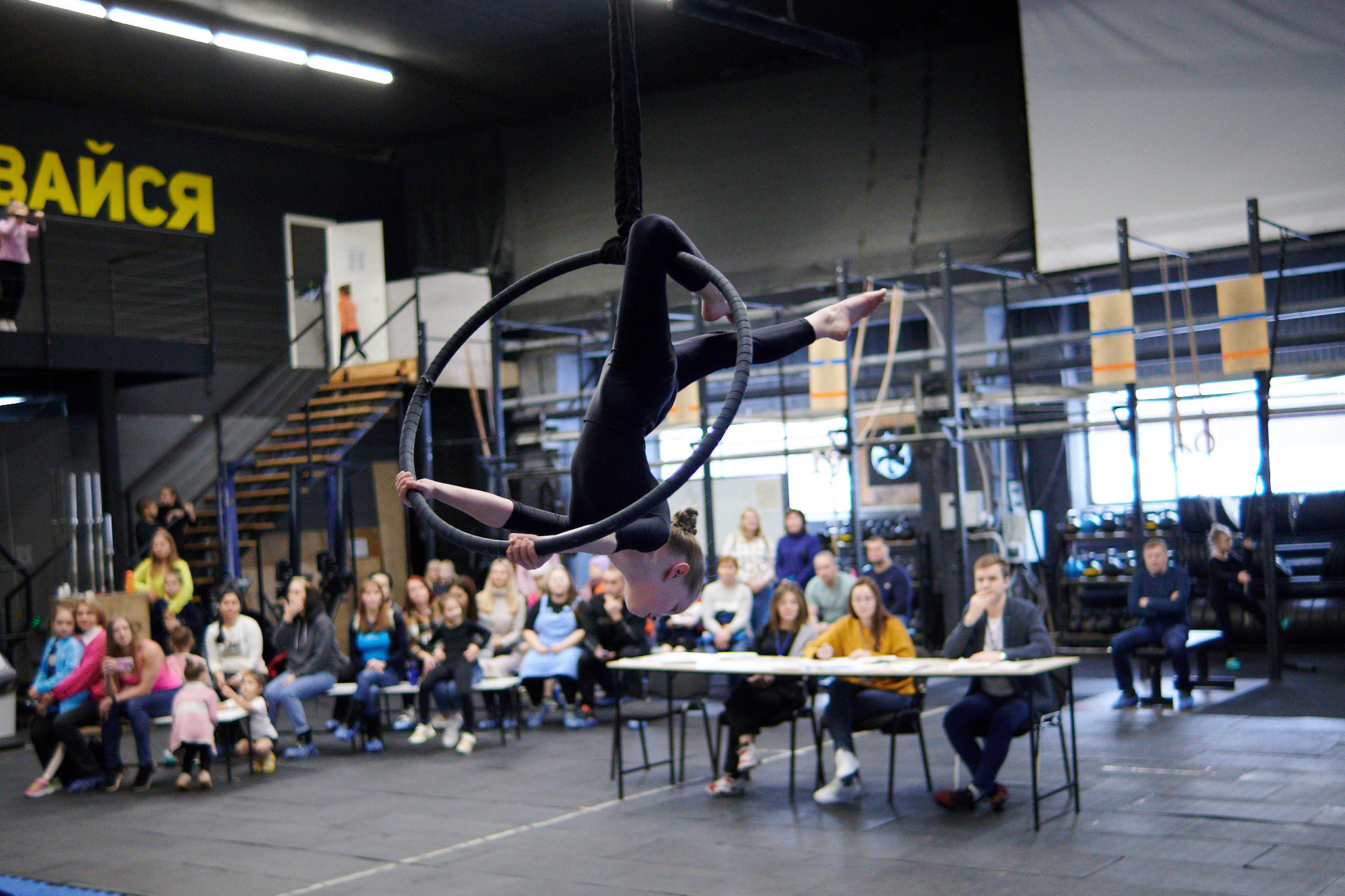 Соревнования по воздушным полотнами и акробатике 29.11.2022