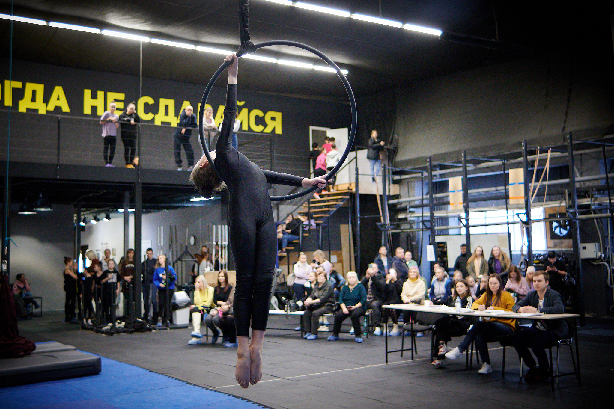 Соревнования по воздушным полотнами и акробатике 29.11.2022