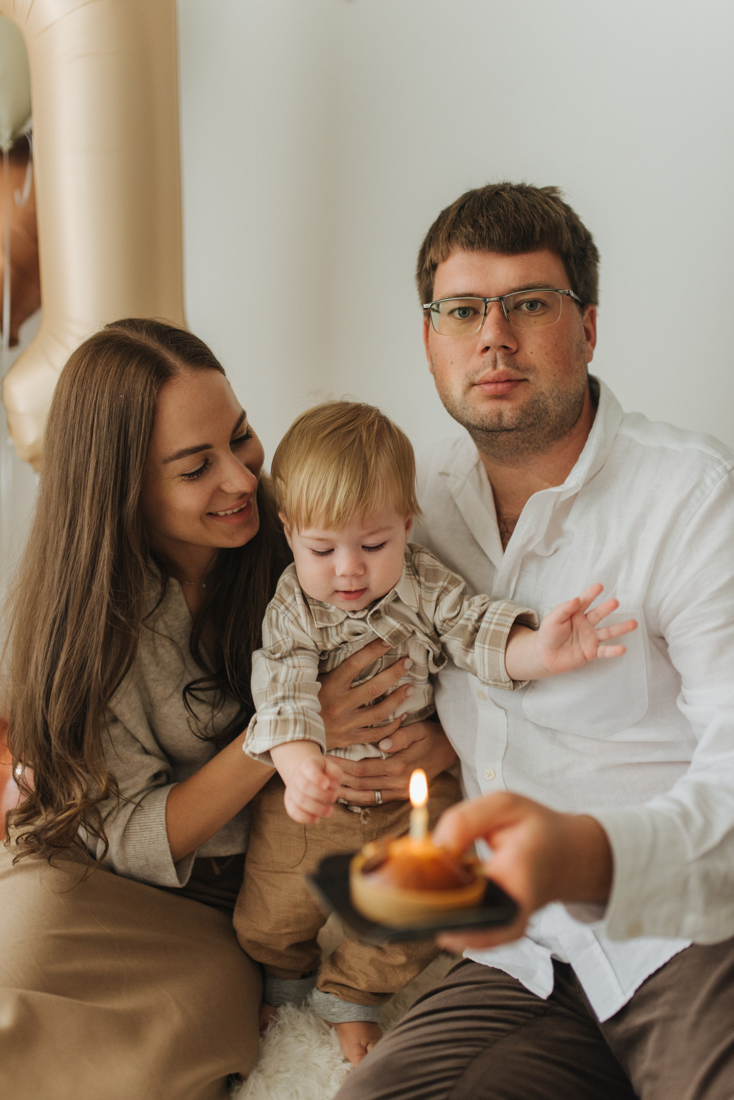 1st Birthday: Darya, Igor and Michael. Family photographer in Israel | Alesya Superfin