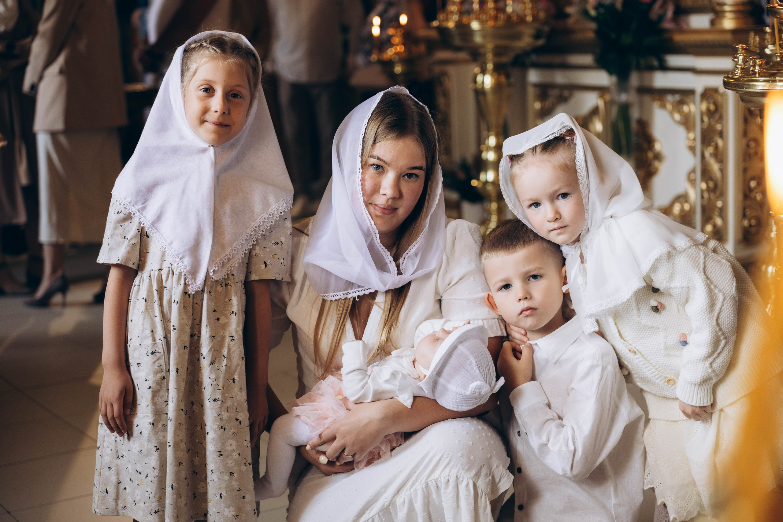 Церковный (крещение и венчание). Семейный фотограф Москва и область Дербунова Елена