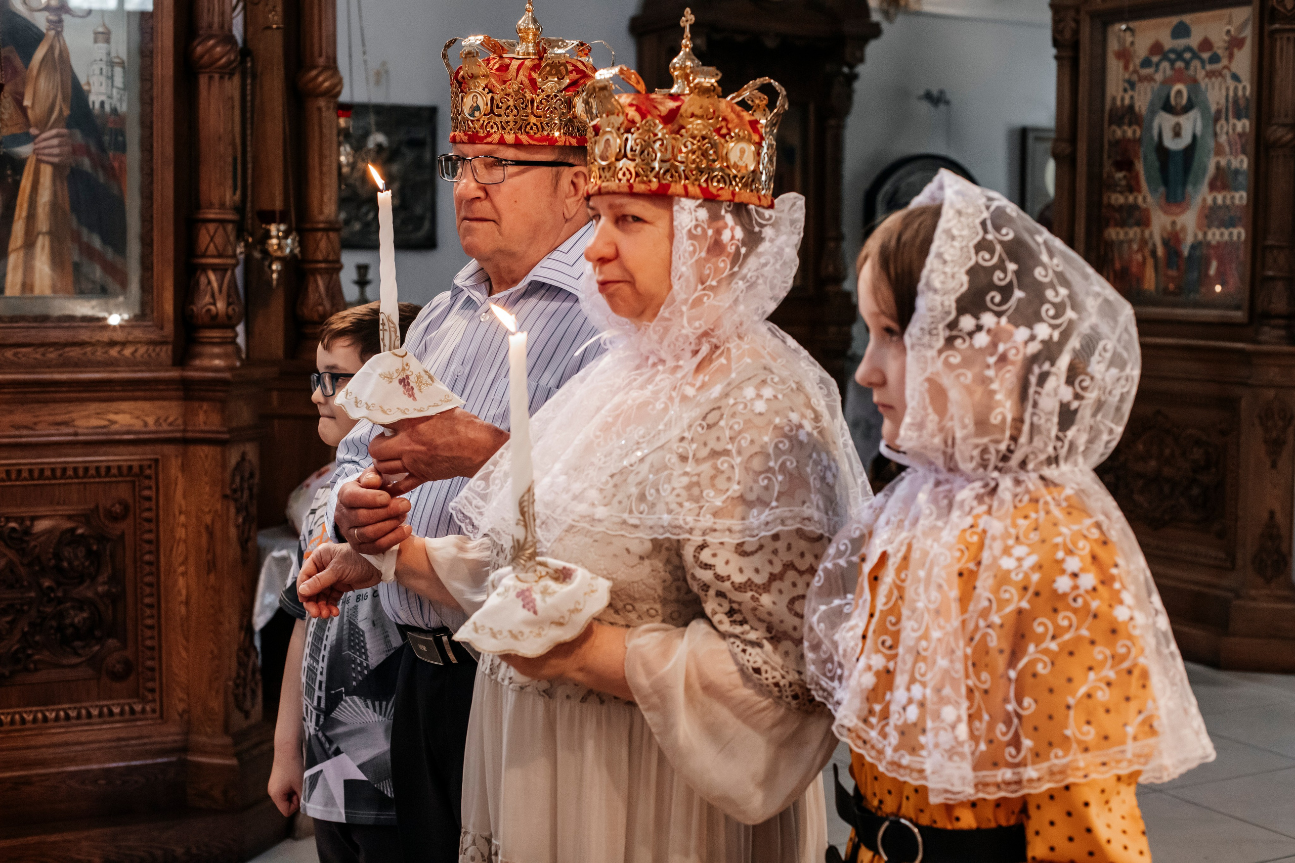 Церковный (крещение и венчание). Семейный фотограф Москва и область Дербунова Елена