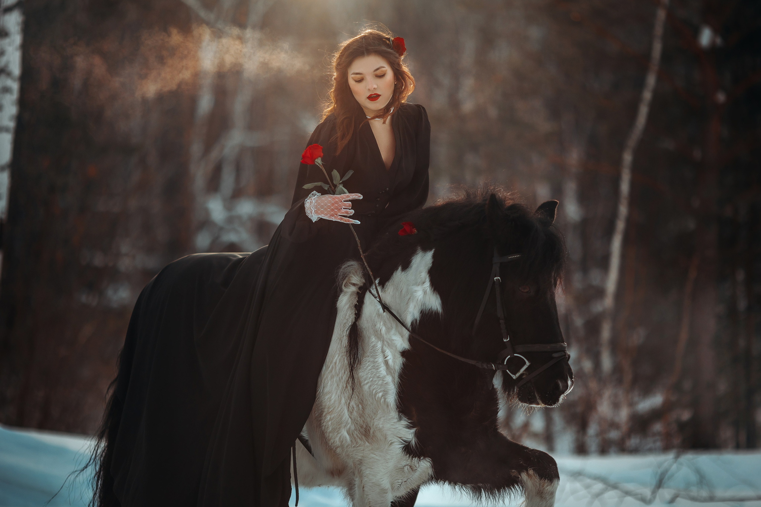 Катя и Шери. Анна Молчанова конный фотограф в Тюмени | фотосессии с лошадьми Тюмень