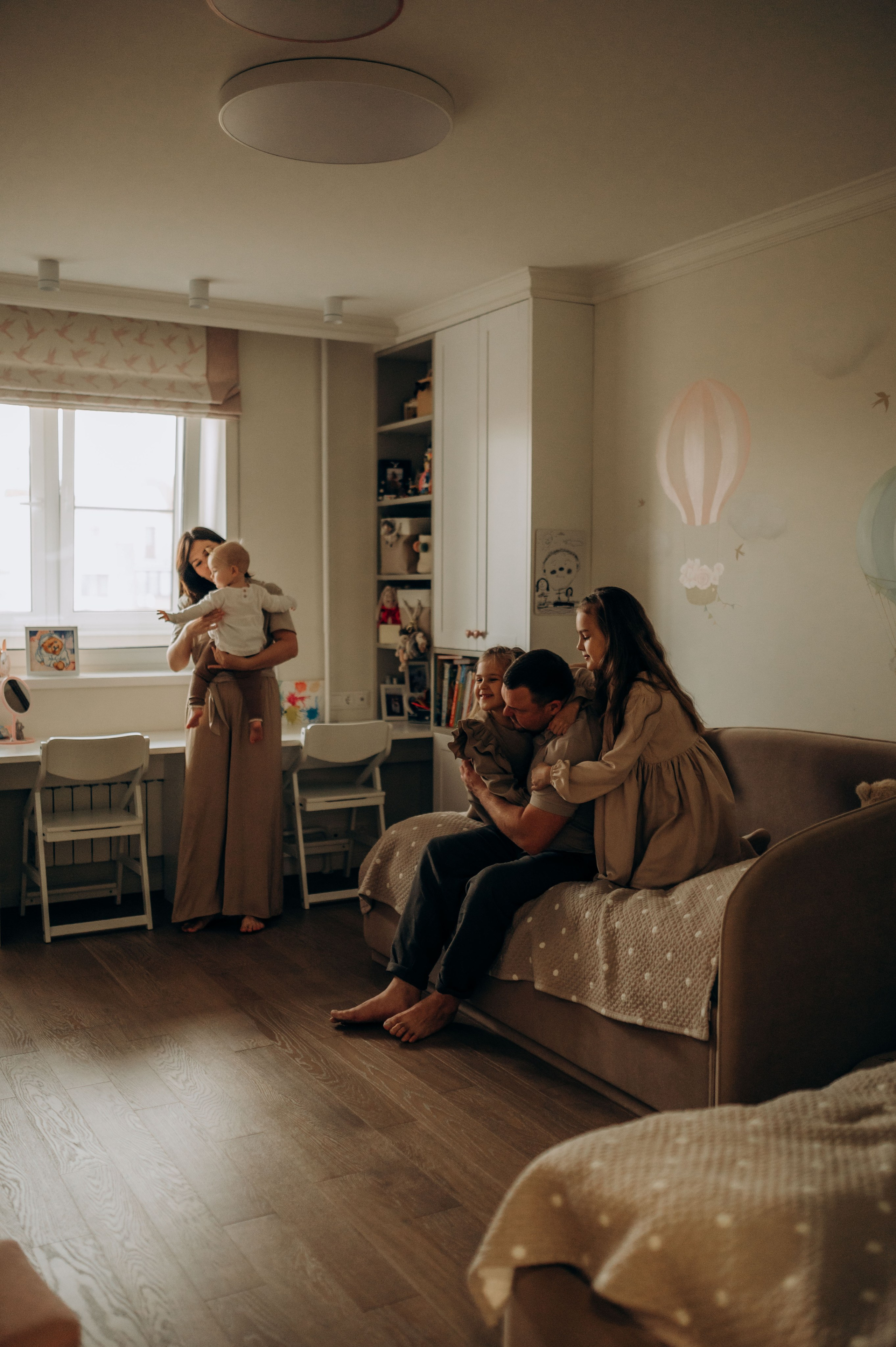 Годик младшей сестрёнке. Семейный фотограф в Домодедово и Москве Елена Пичугина