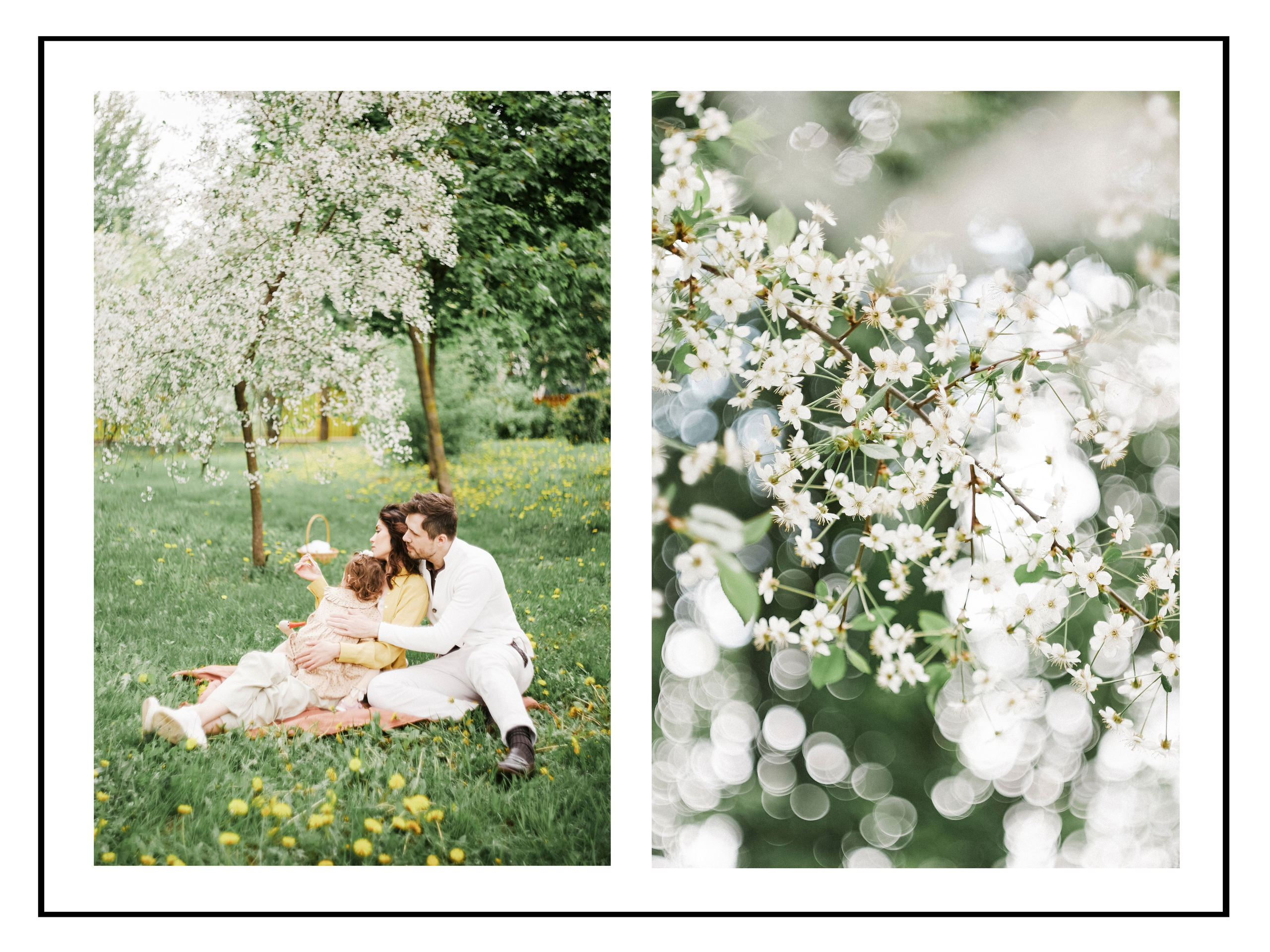 Цветущие яблони для Лили. Детский семейный фотограф в Москве Светлана Микадзе