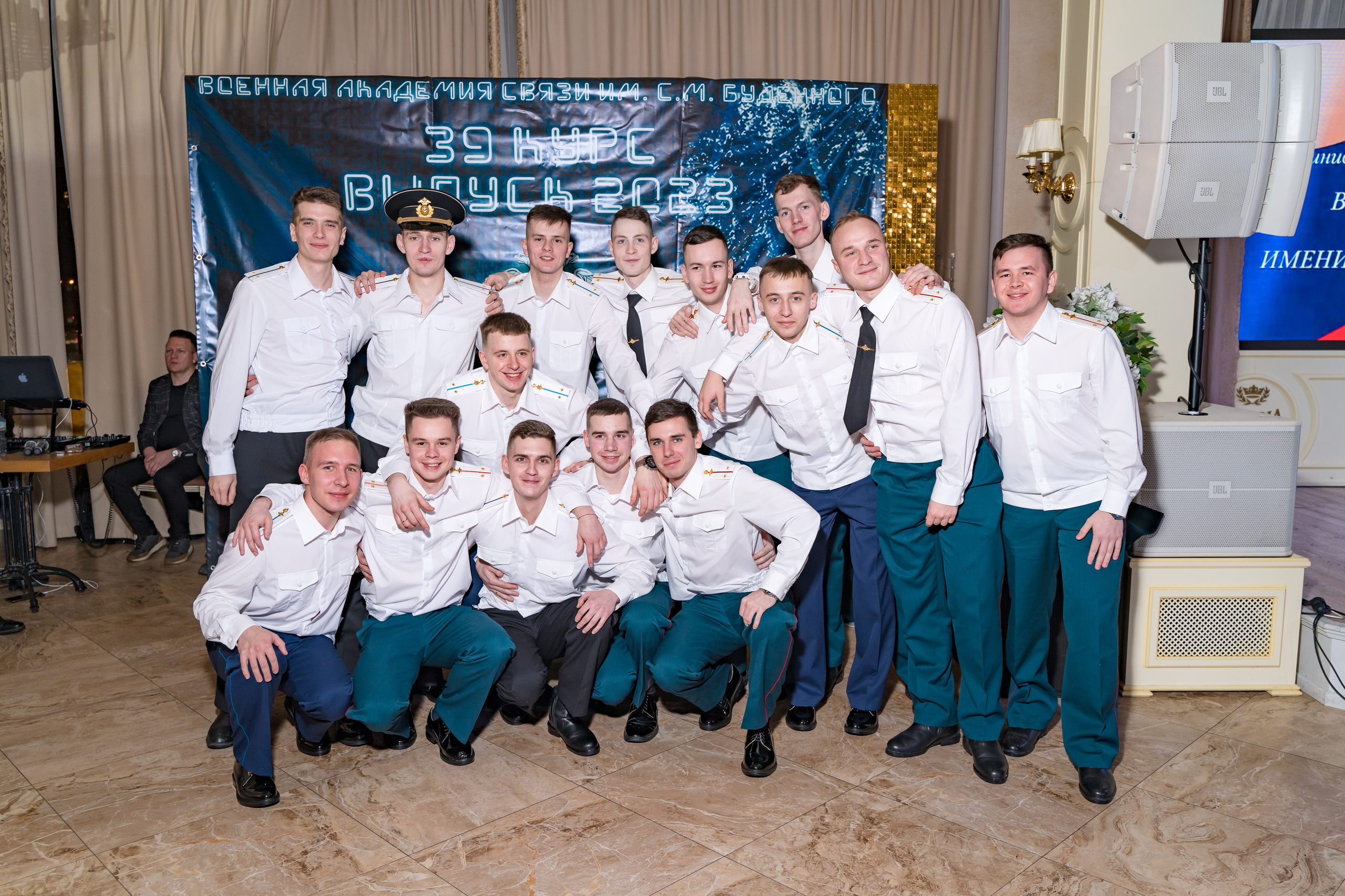 Фотосъемка выпуска военной академии и вручение дипломов