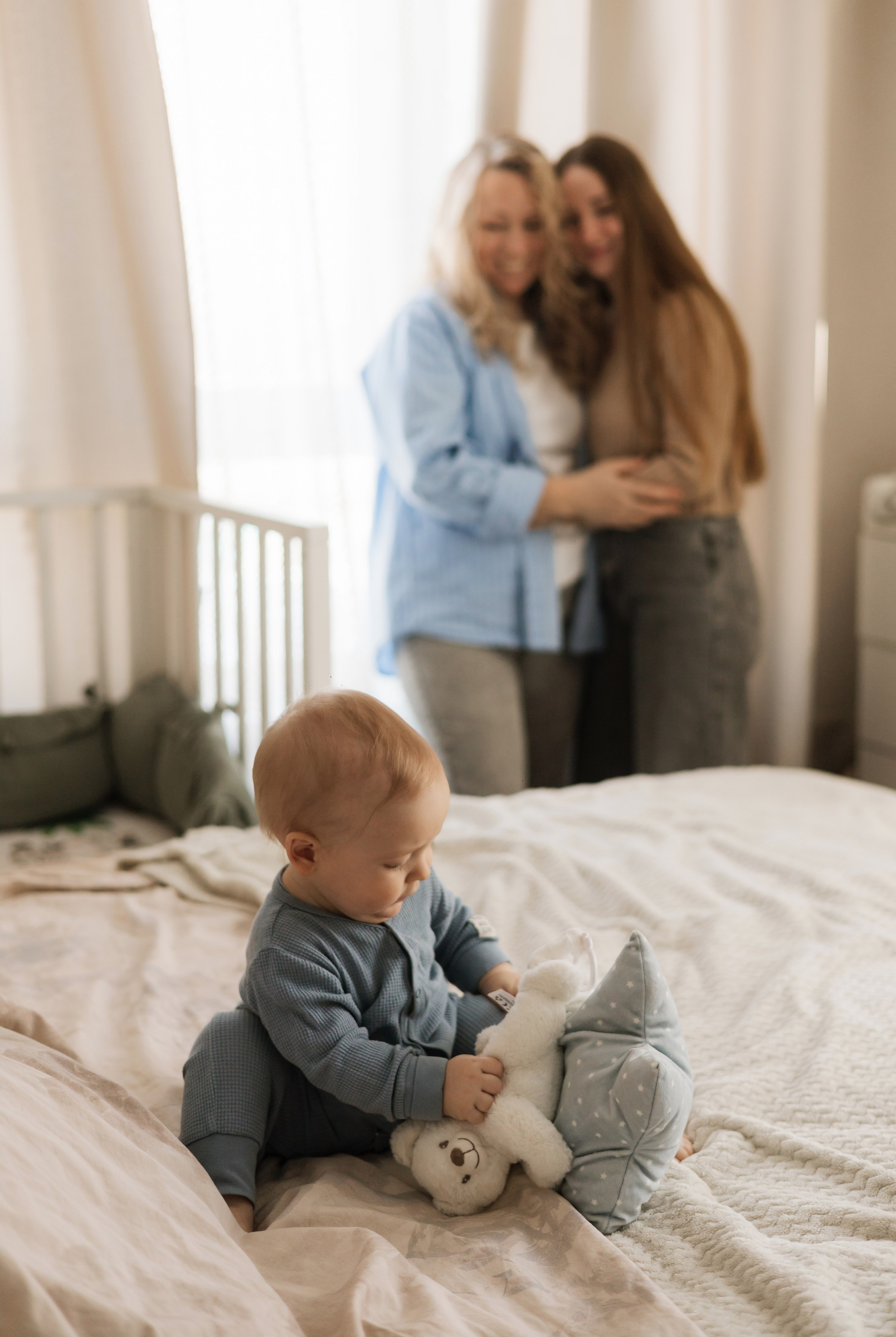 Тимоша с мамой и бабушкой. Фотограф в Кемерово Миллер Анна