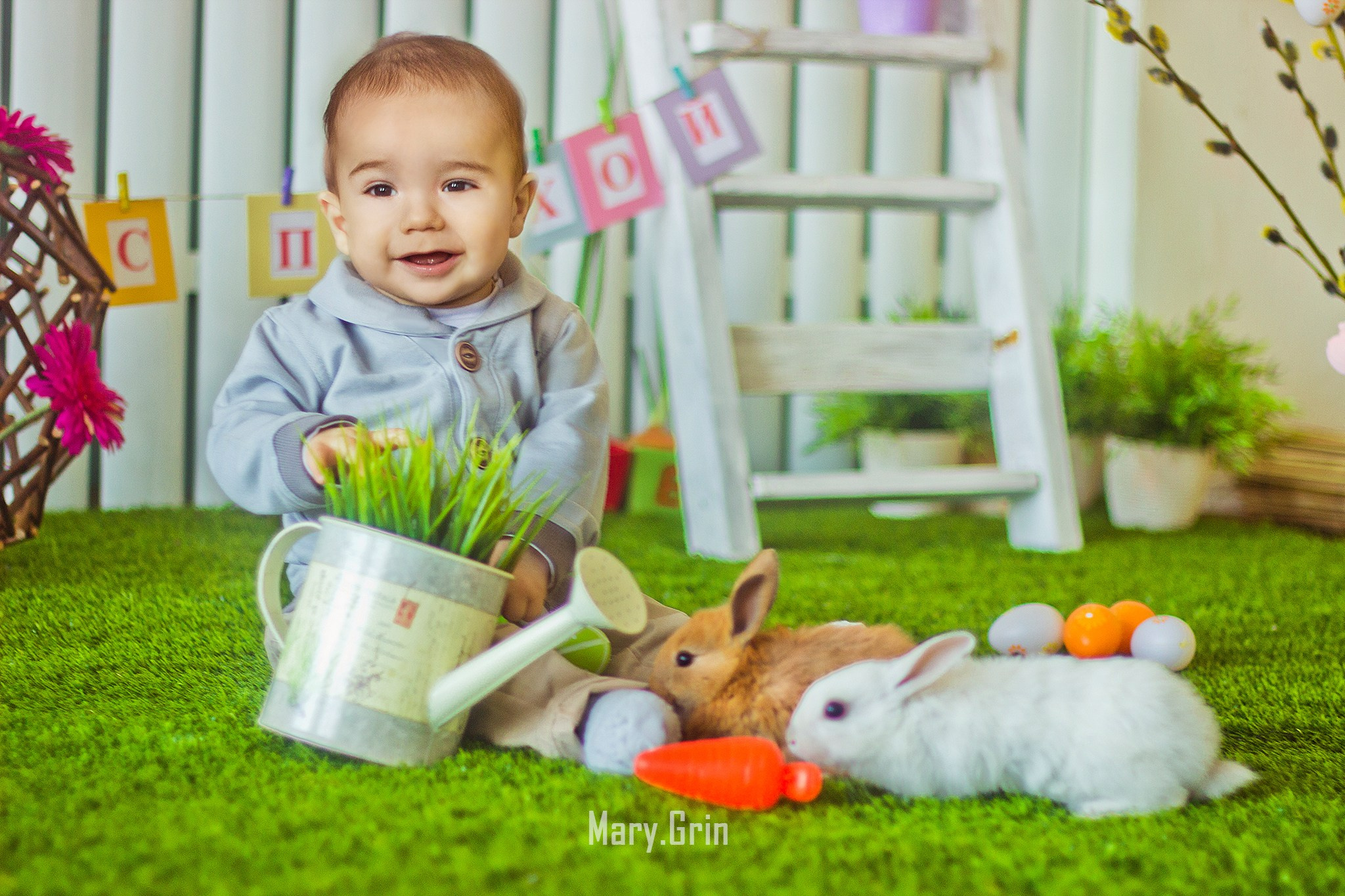 Студийные фотосессии с кроликами. Детский и семейный фотограф, фотограф мероприятий Нижний Новгород