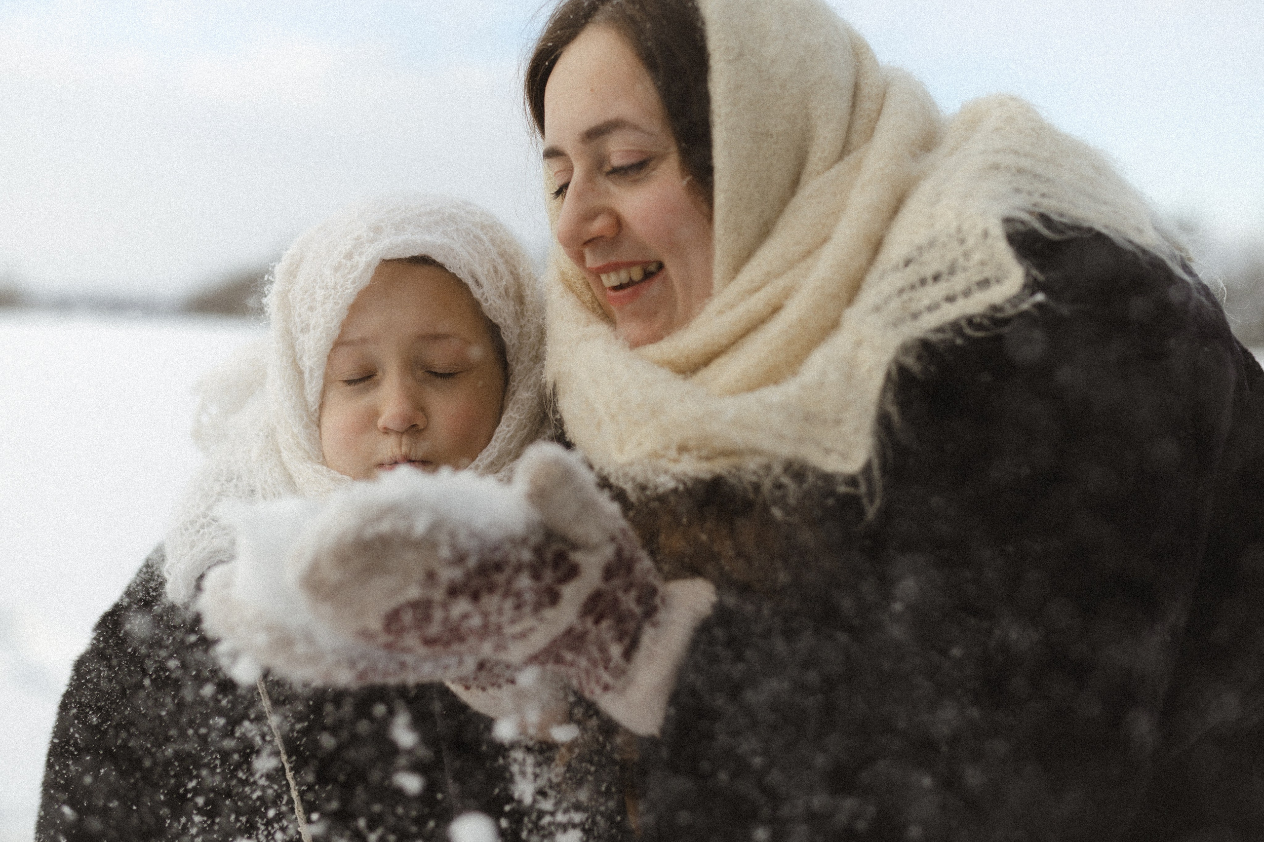 Зима не холодная, когда рядом свои. Семейный фотограф в Москве Алина Савченко