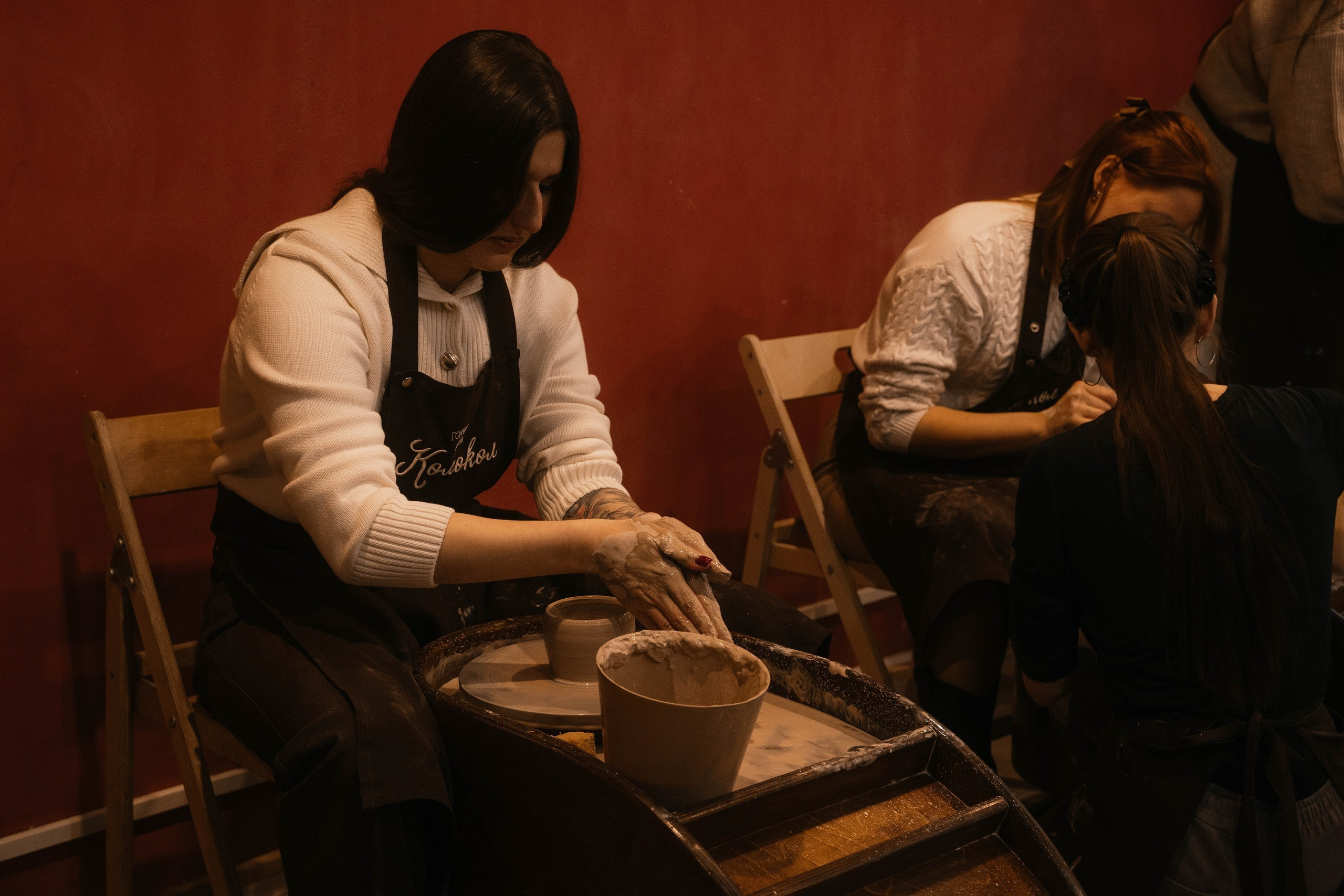 День рождения в гончарной мастерской. Свадебный, семейный фотограф в Рязани Лена Брант