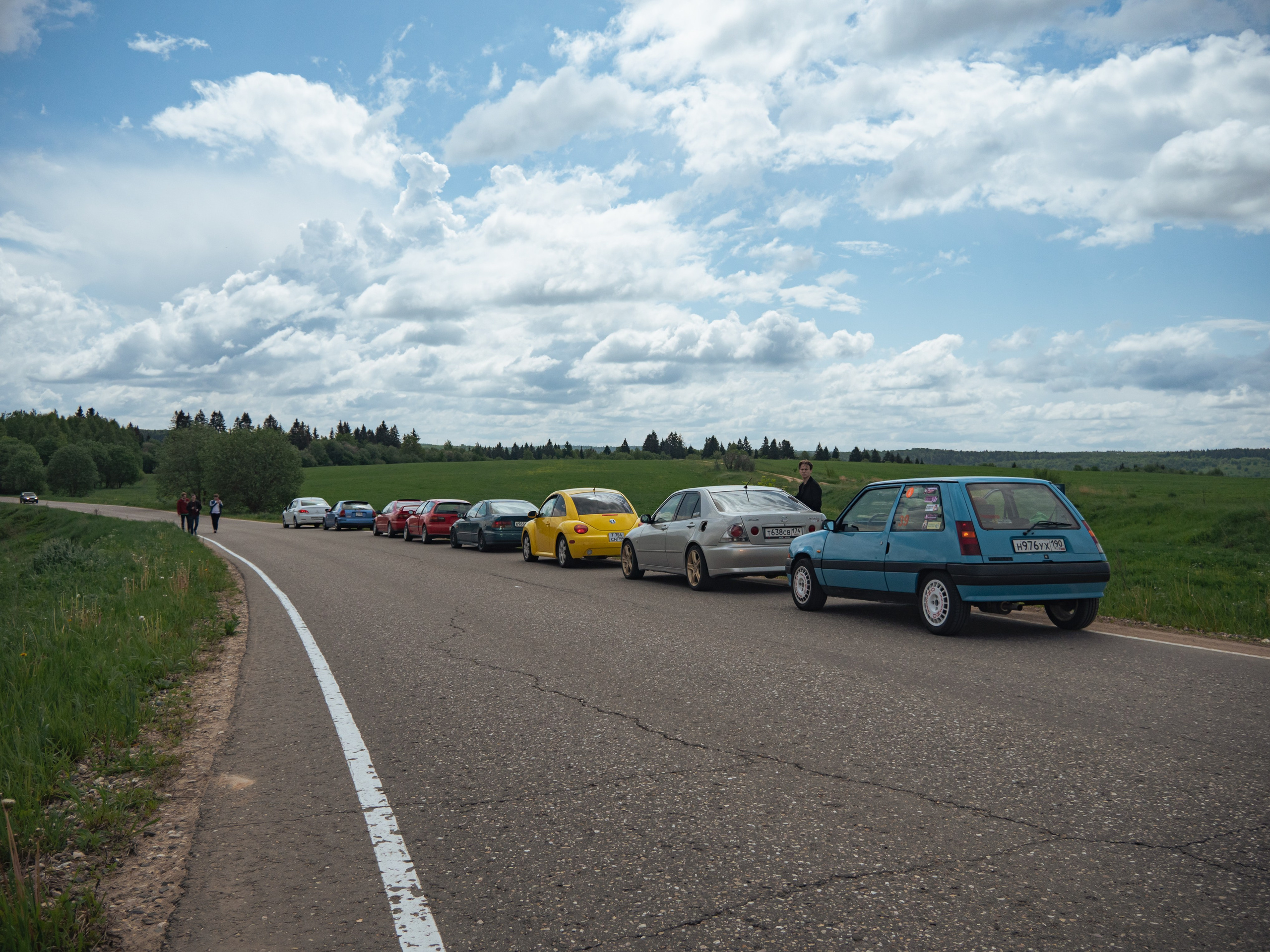 В течение маршрута делаются остановки для пересбора