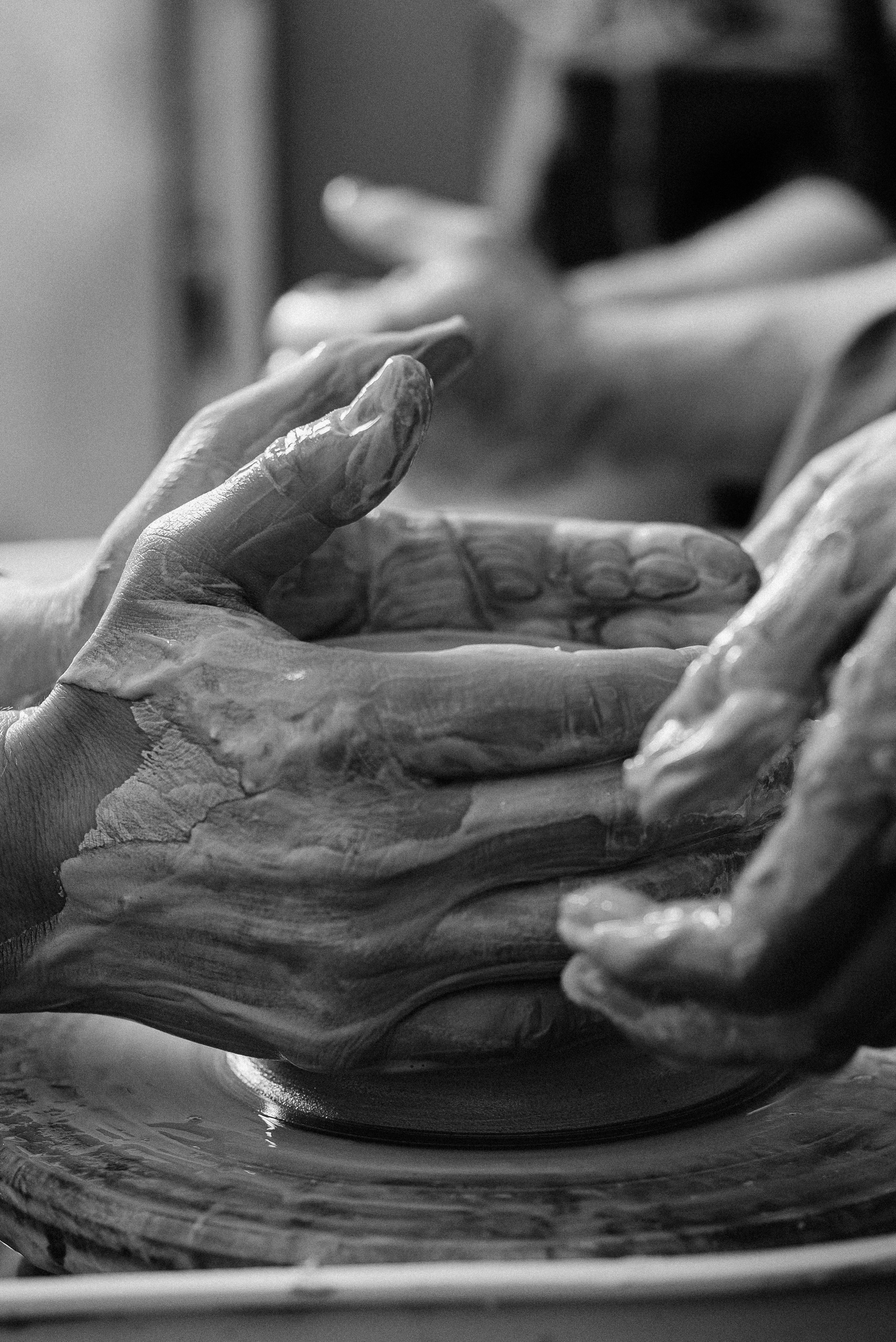 Троицкие в гончарной мастерской. Семейный и детский фотограф Иваново Ксения Азаренкова