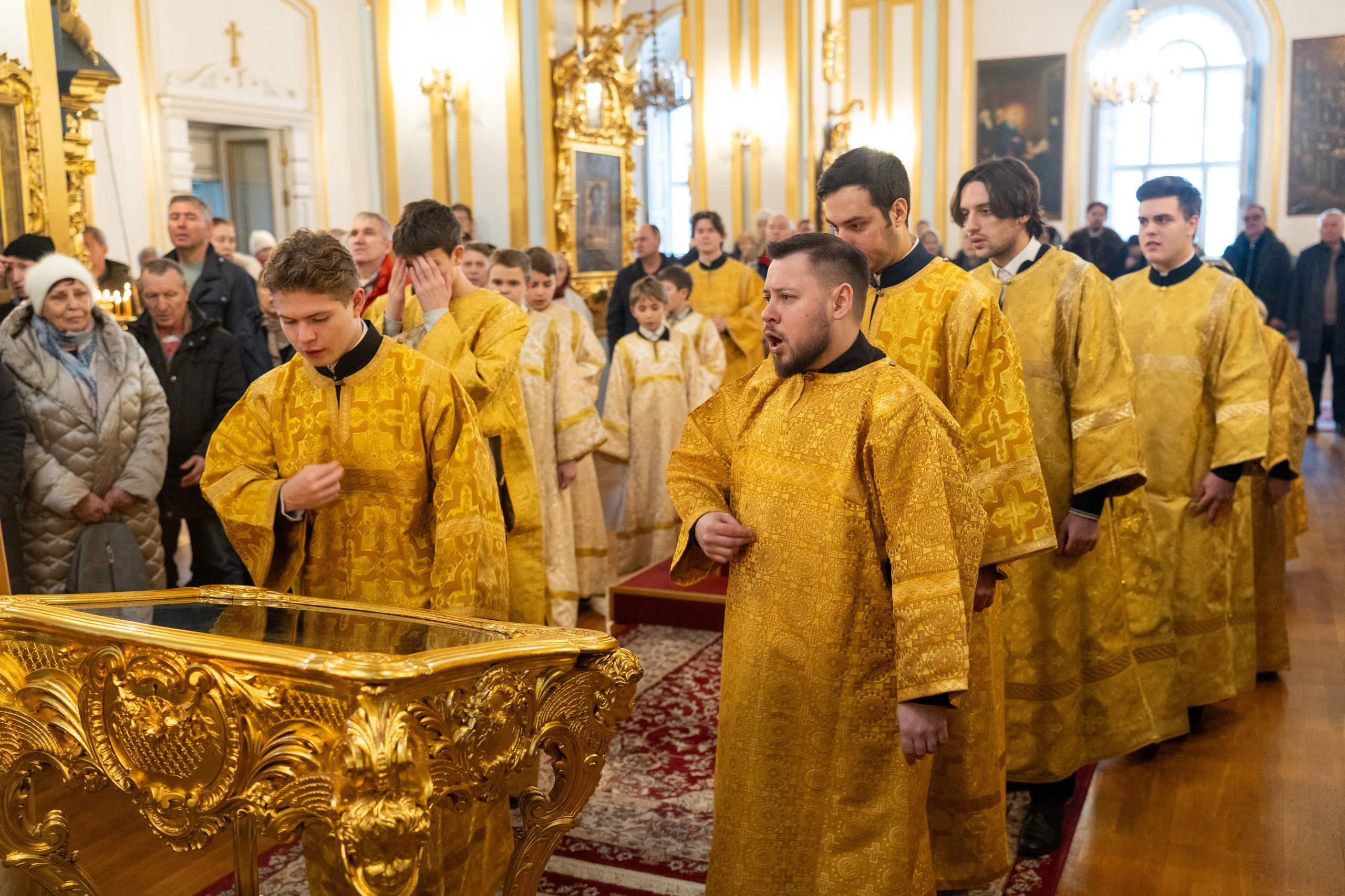 Неделя 23-я по Пятидесятнице. Мчч. Акепсима епископа, Иосифа пресвитера и Аифала диакона. Обновление храма вмч. Георгия в Лидде. НИКОЛО-БОГОЯВЛЕНСКИЙ МОРСКОЙ СОБОР