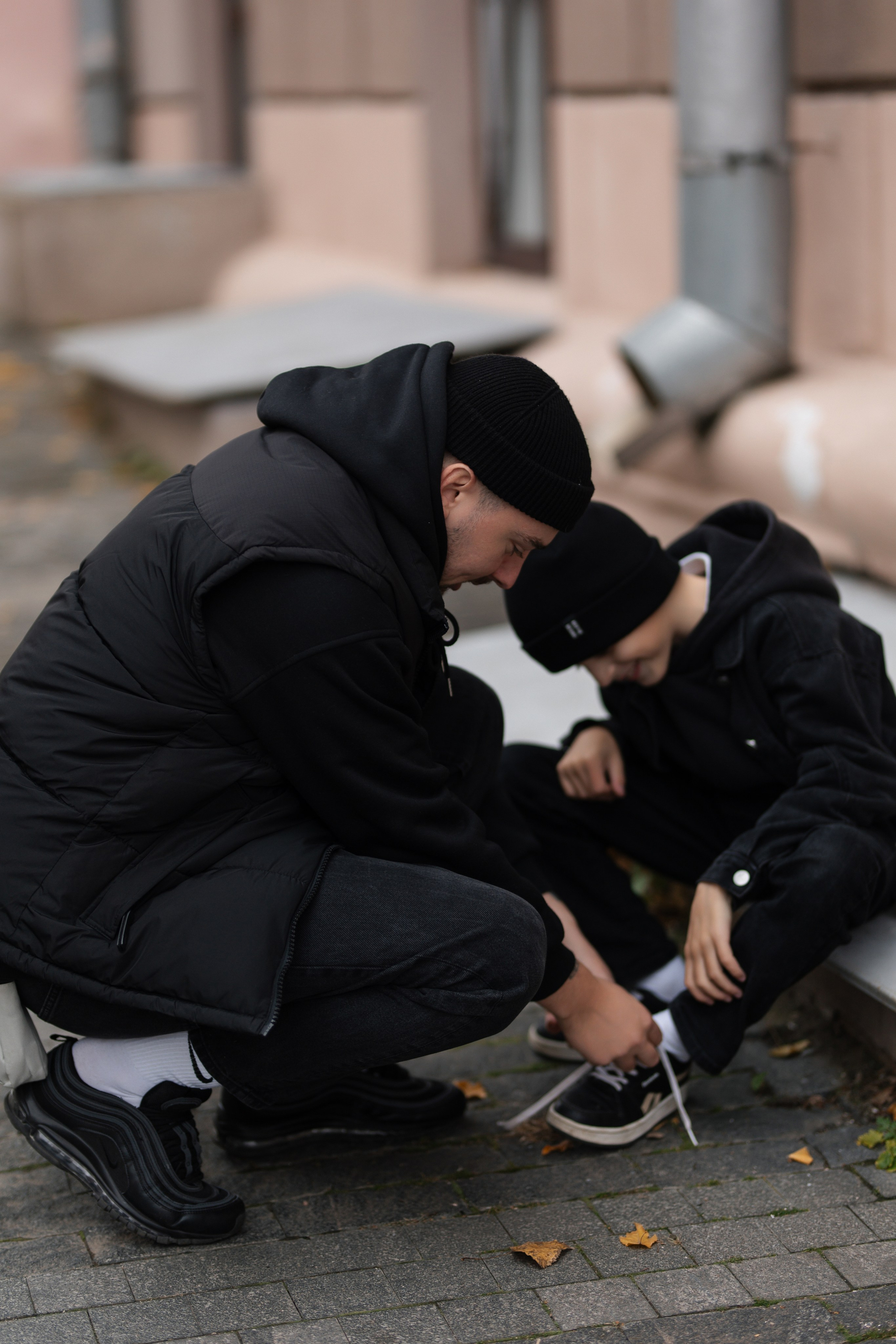 Семейная съёмка на улице