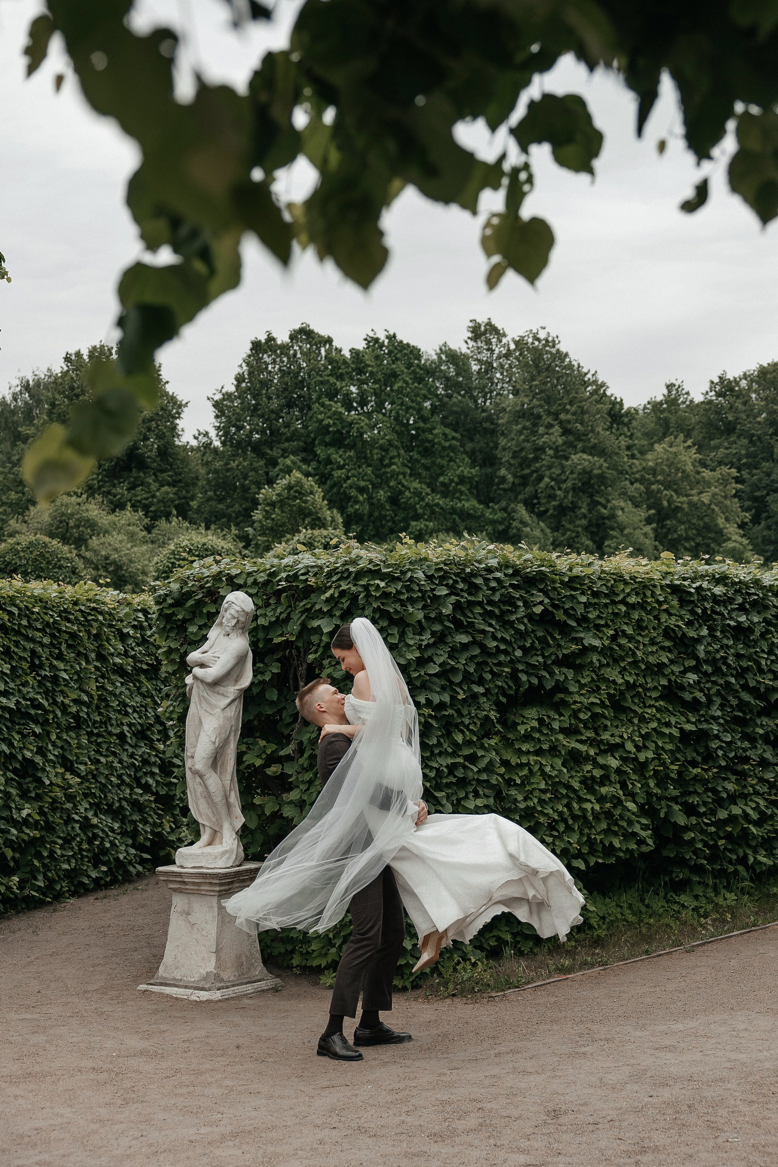 Свадебная фотосессия в Усадьбе Кусково