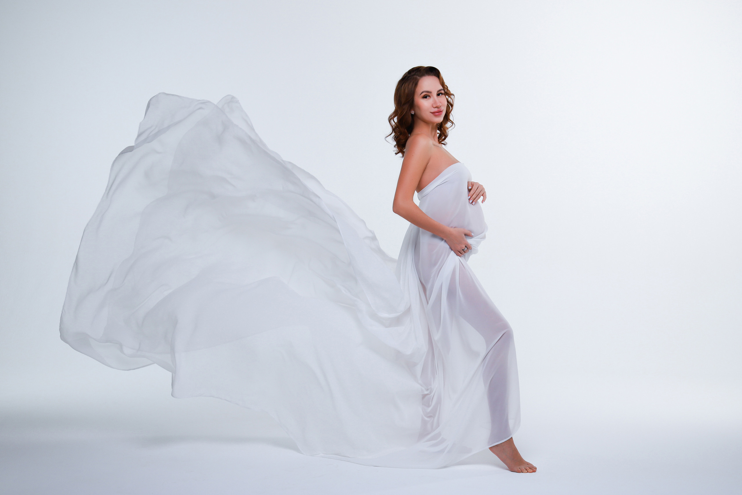Стильно. Нежно. Летяще. Беременные съёмки. Фотограф беременности Анна Штельвах