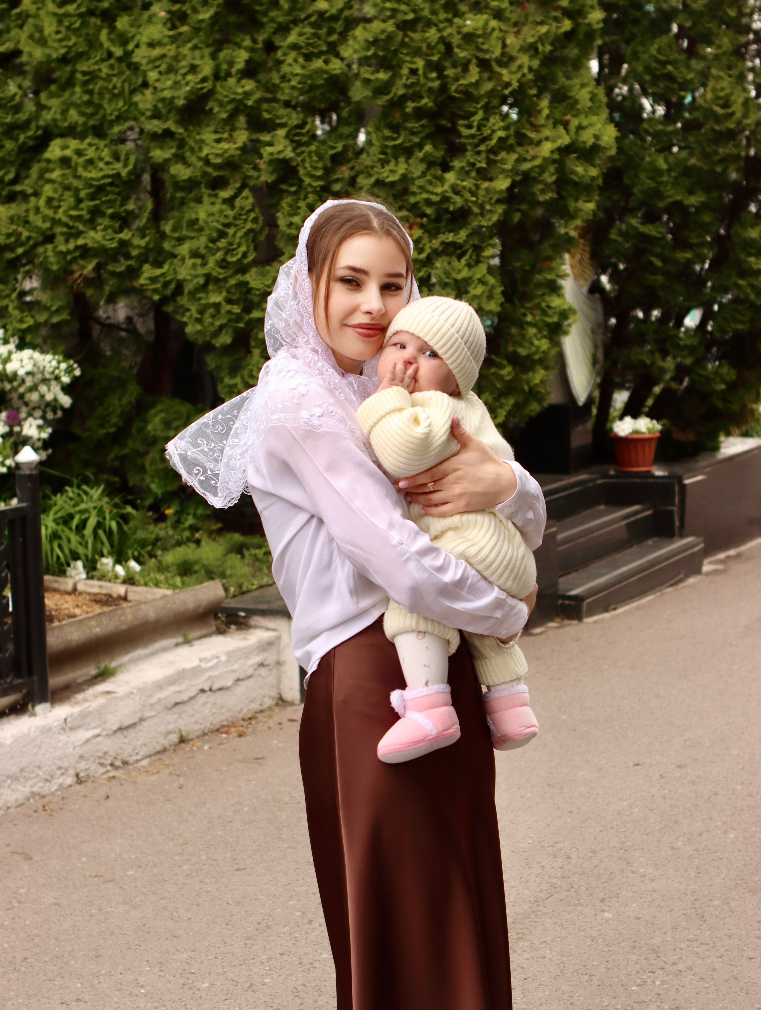 Анастасия и Вадим — крещение Виктории. Фотограф в Курске Смирнов Евгений