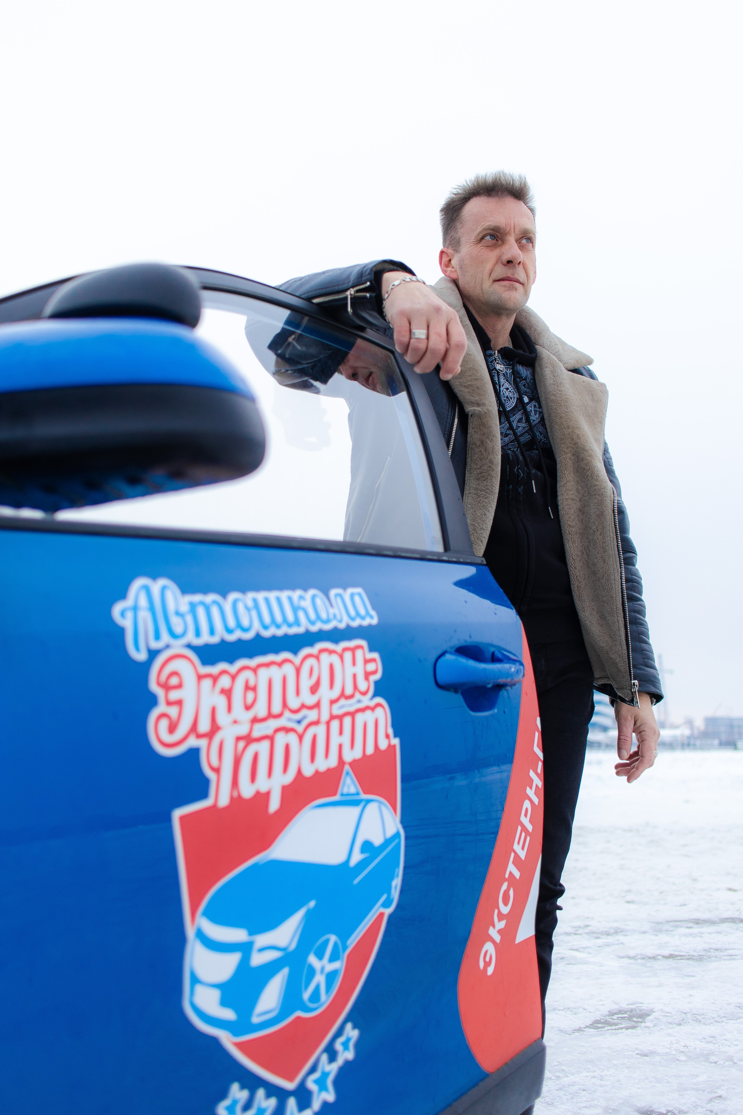 Extern-Garant Driving School. Content shooting. KRIS KRUPINNIKOVA