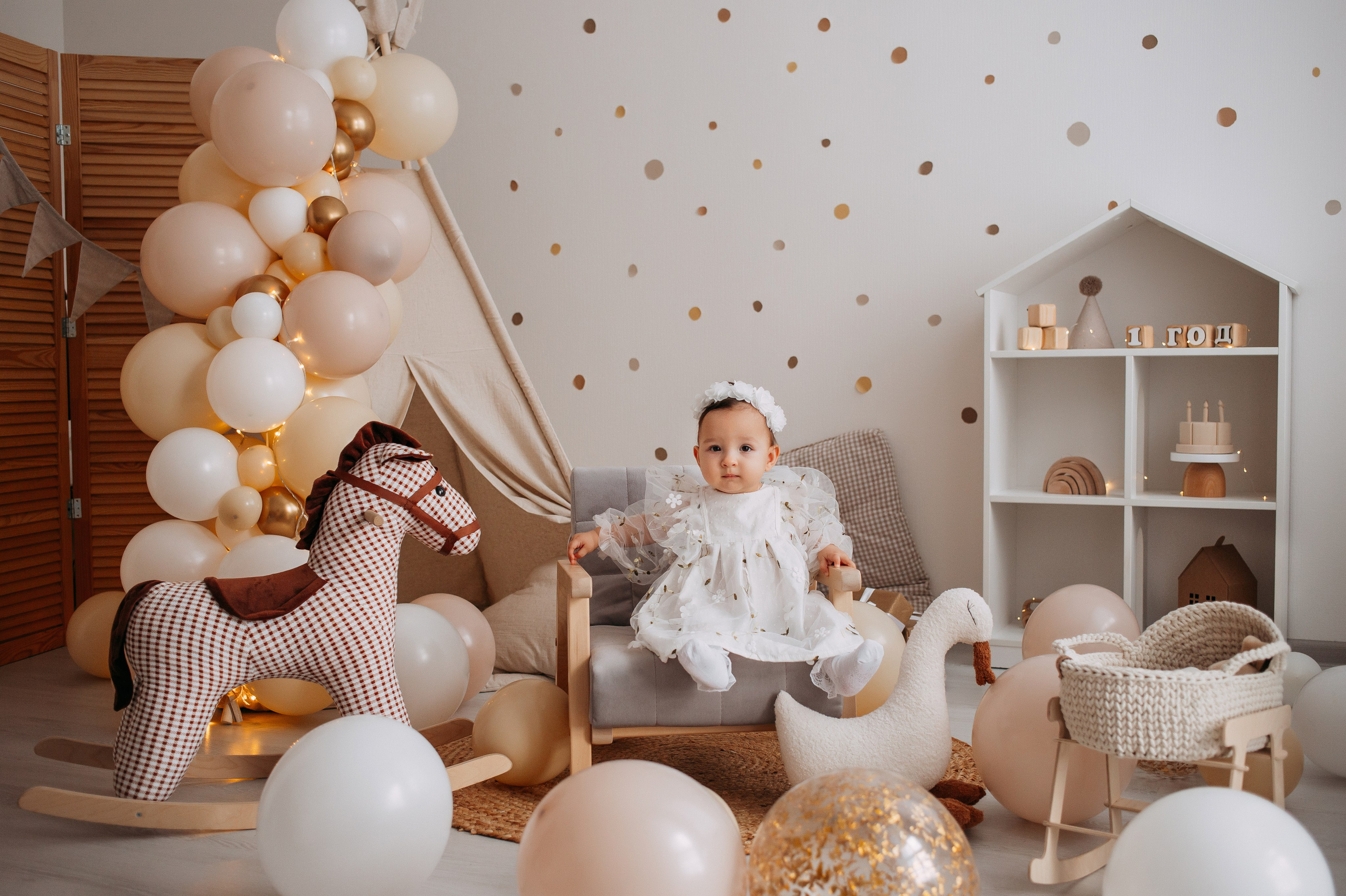 1 годик малышке. Фотограф в Санкт-Петербурге Гарипова Валерия