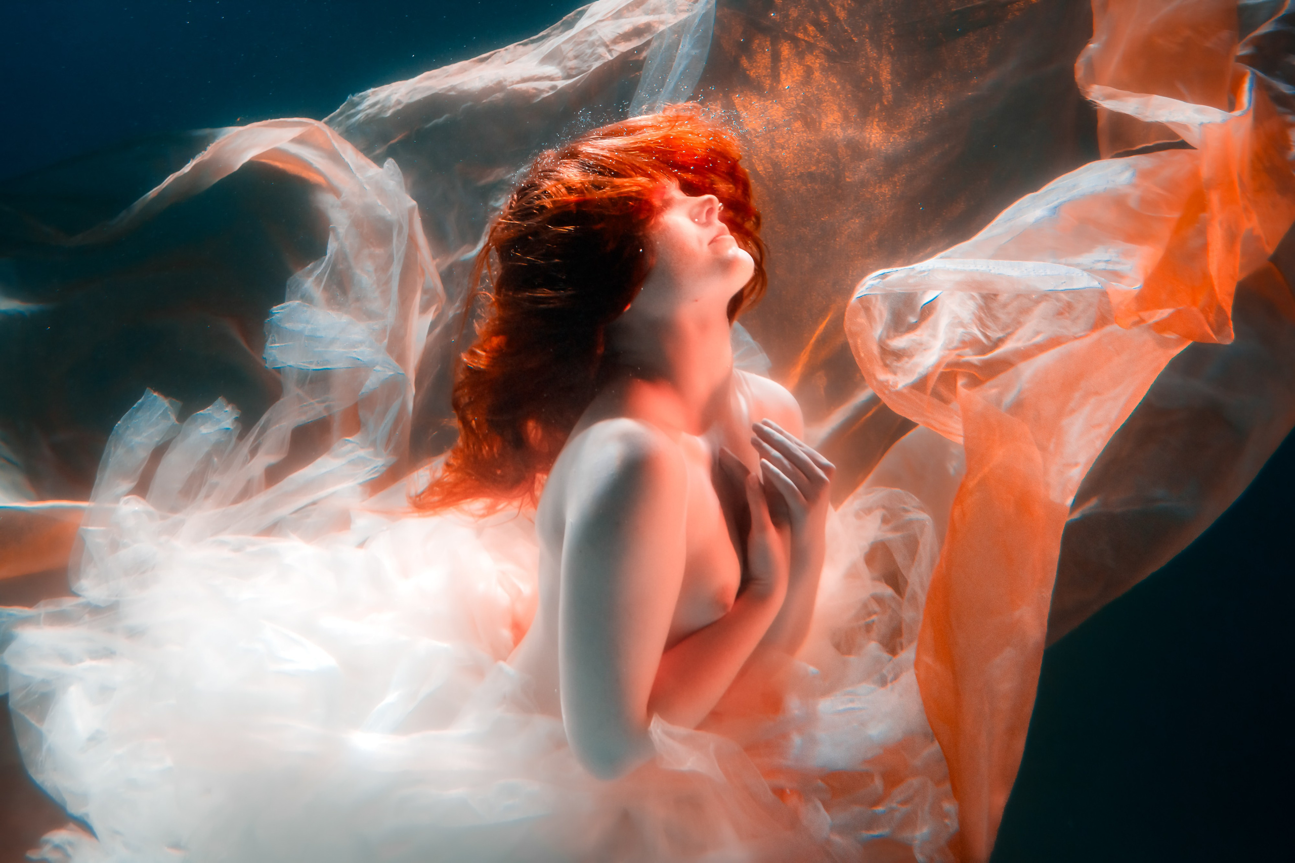 Подводная фотосъёмка. Арт фотограф Серафима Абельман в Москве