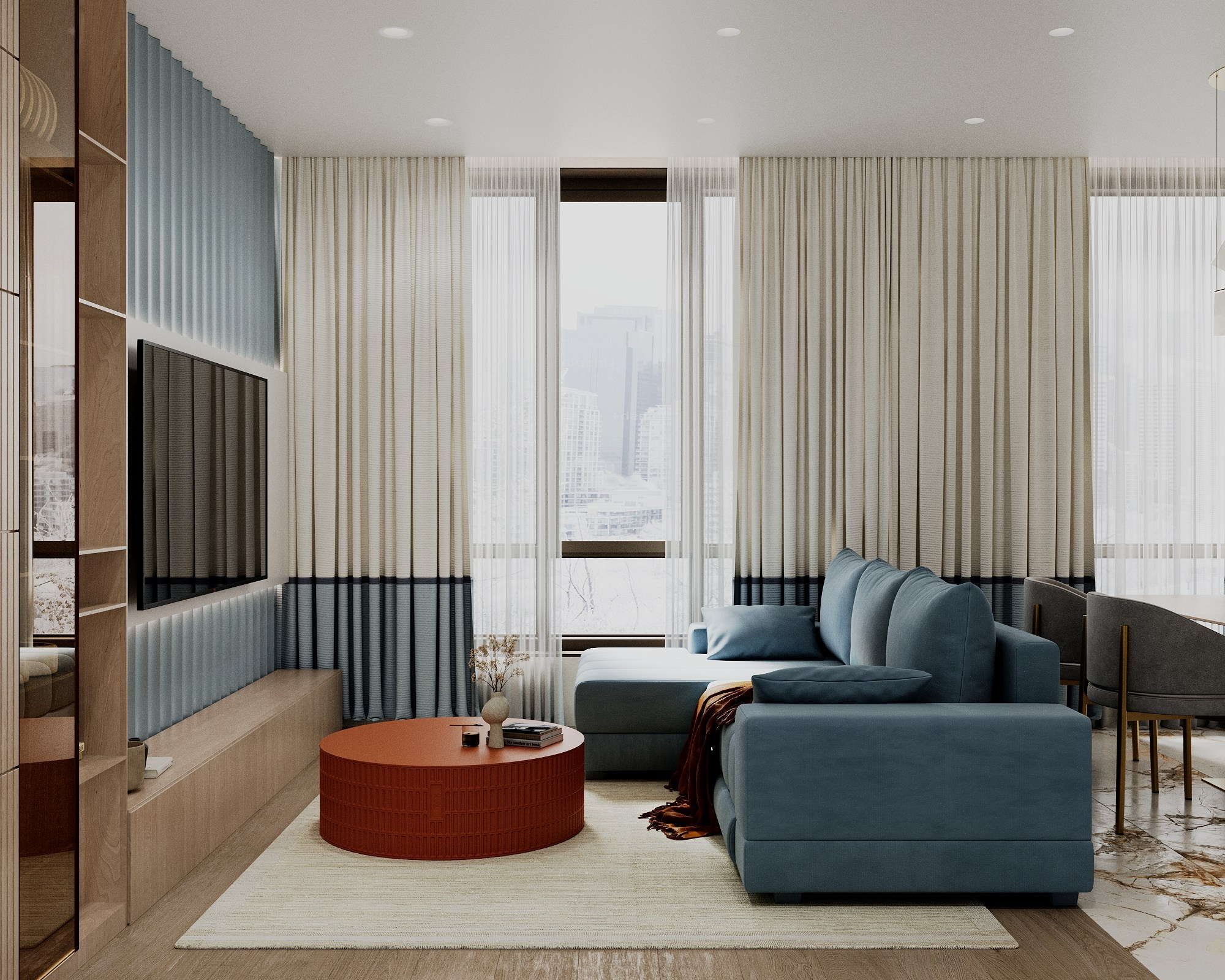 Квартира Голден Сити. Студия Дизайна интерьера Tsvetdesign. Дизайнер в Санкт-Петербурге