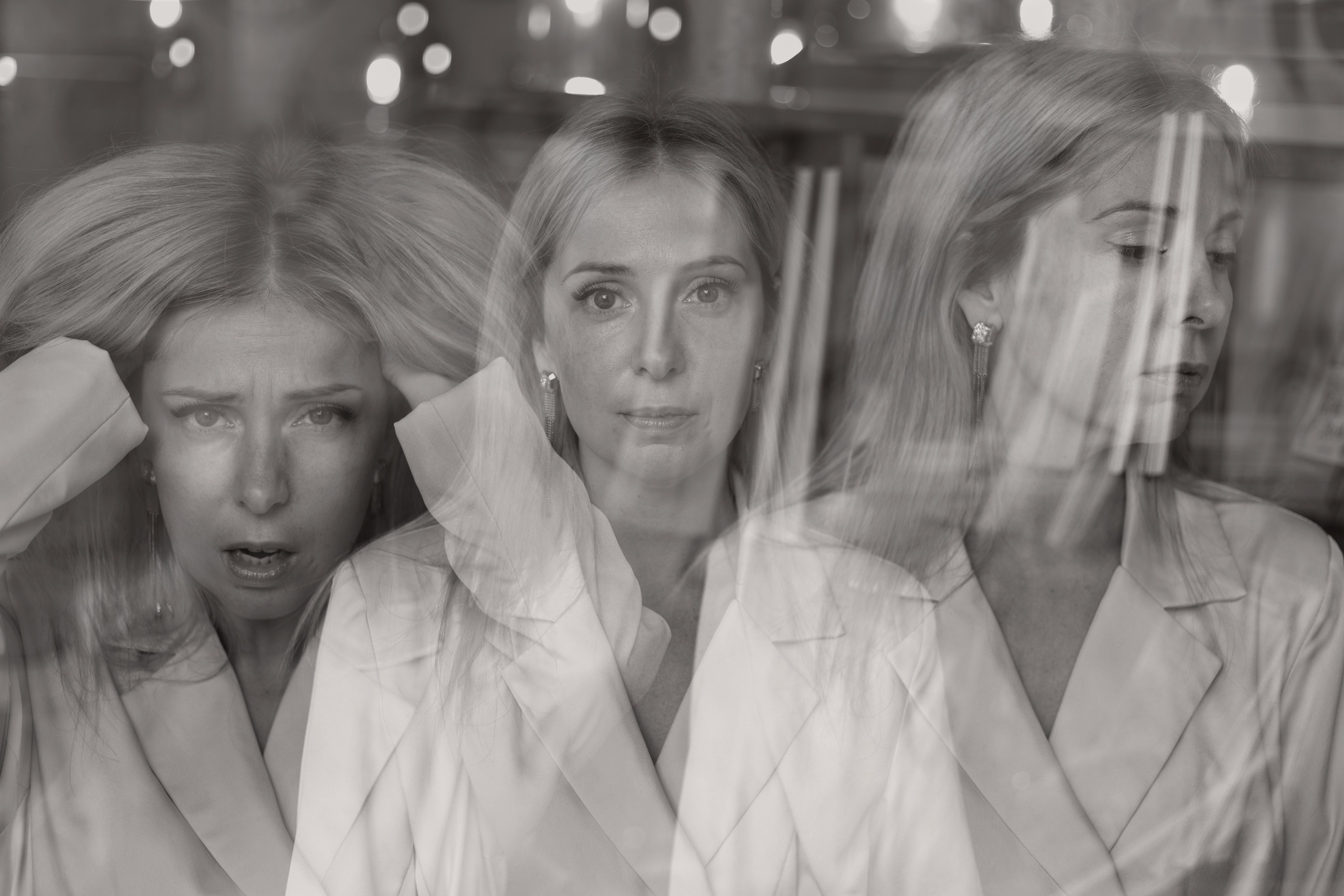 Мультиэкспозиция Портрет с мультиэкспозицией