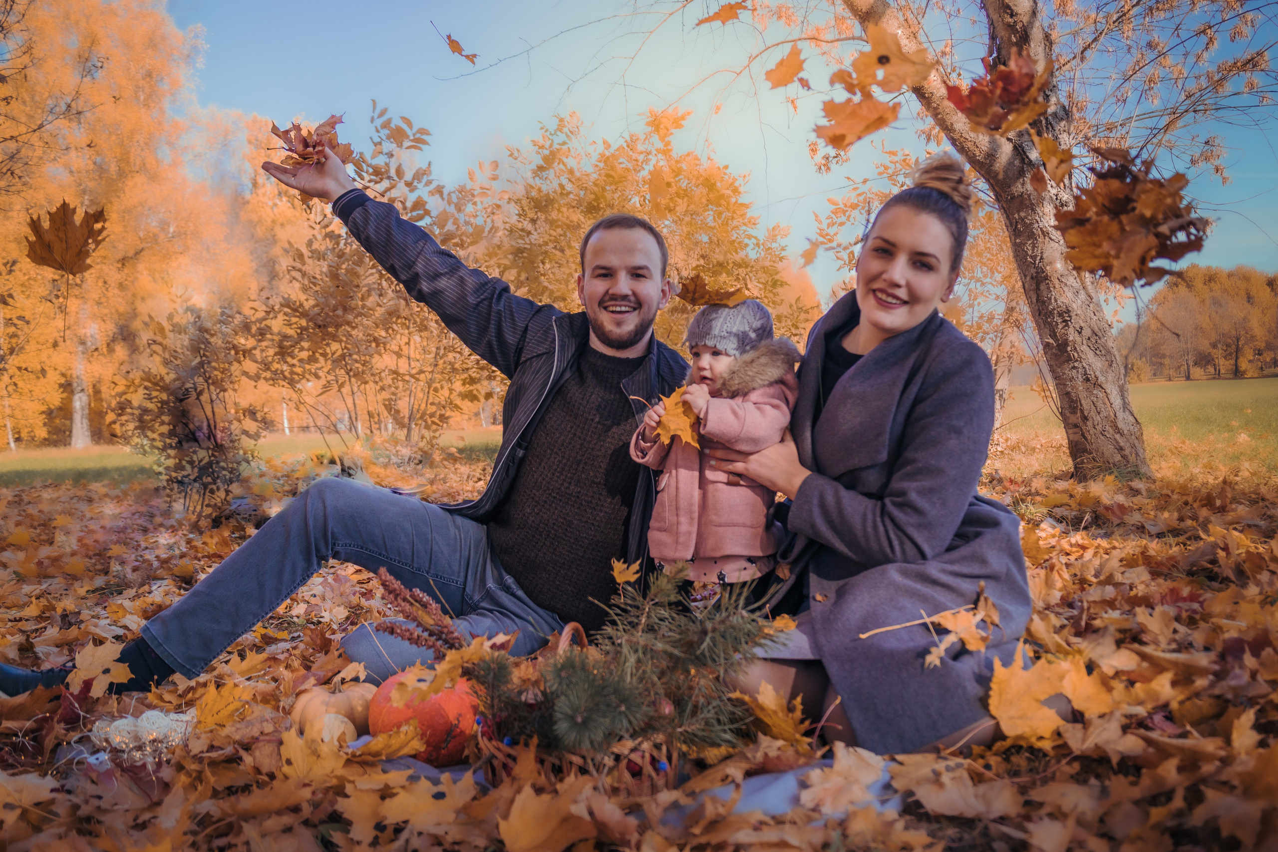 Семейная фотосессия. Портретный и свадебный фотограф в г. Москва Цынская Вера