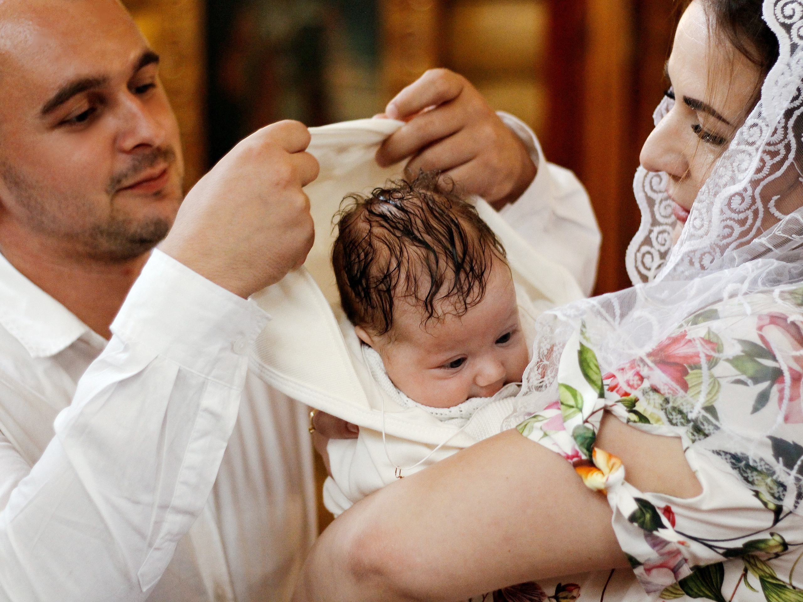 Таинство крещения. Photography Eva