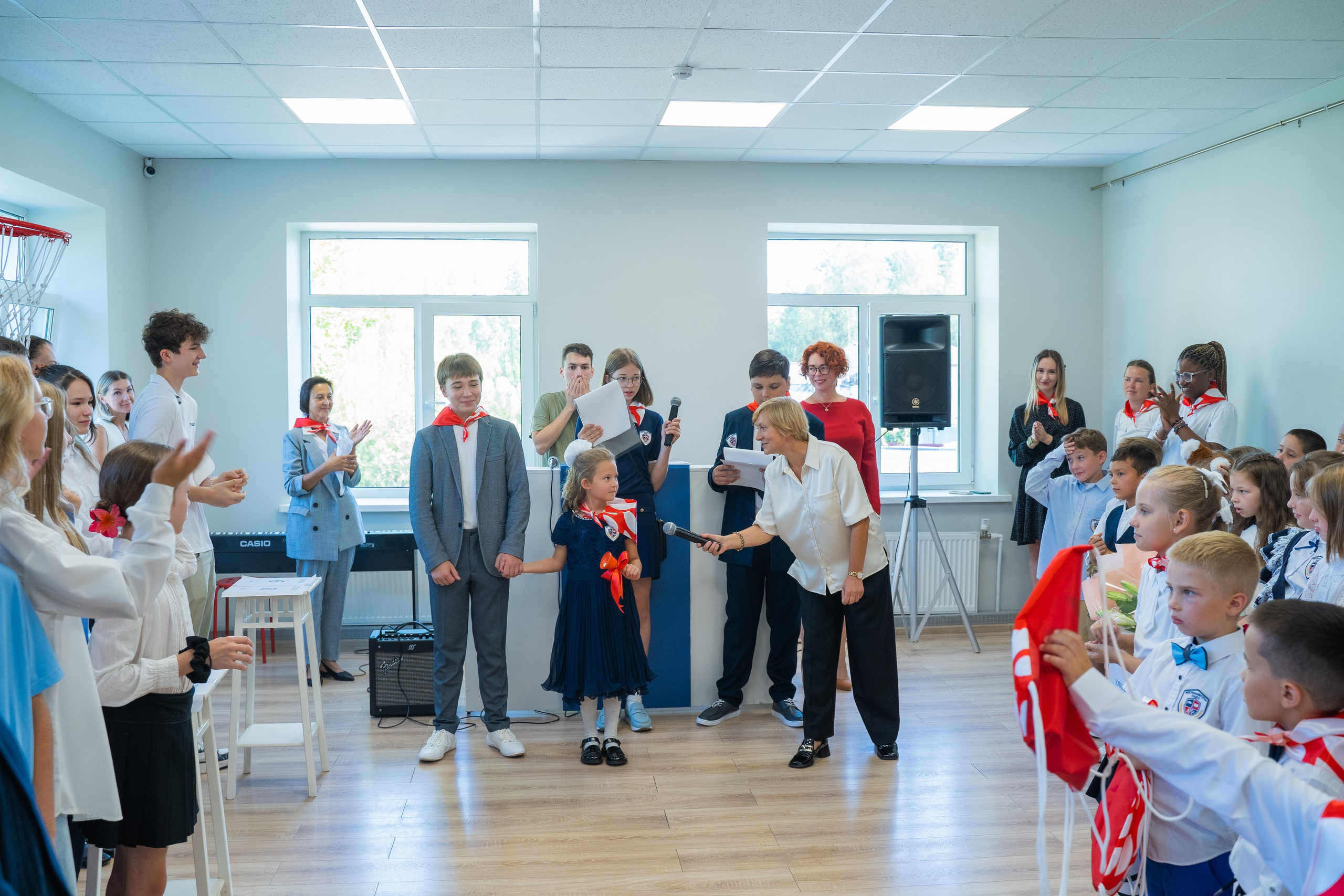 1 сентября в частной школе