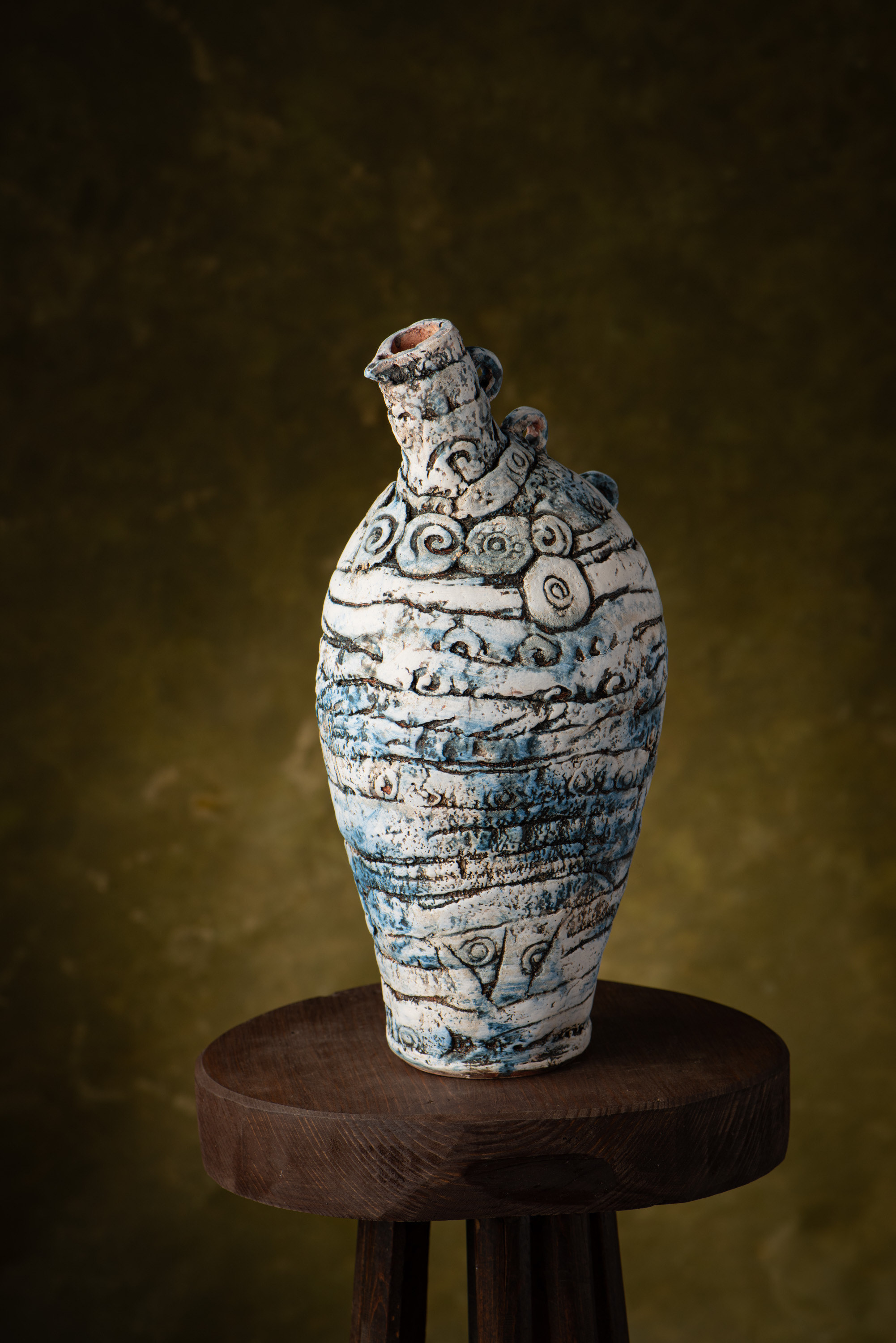 Ваза «Черная курица». Керамика с историей. Елена Рогалёва