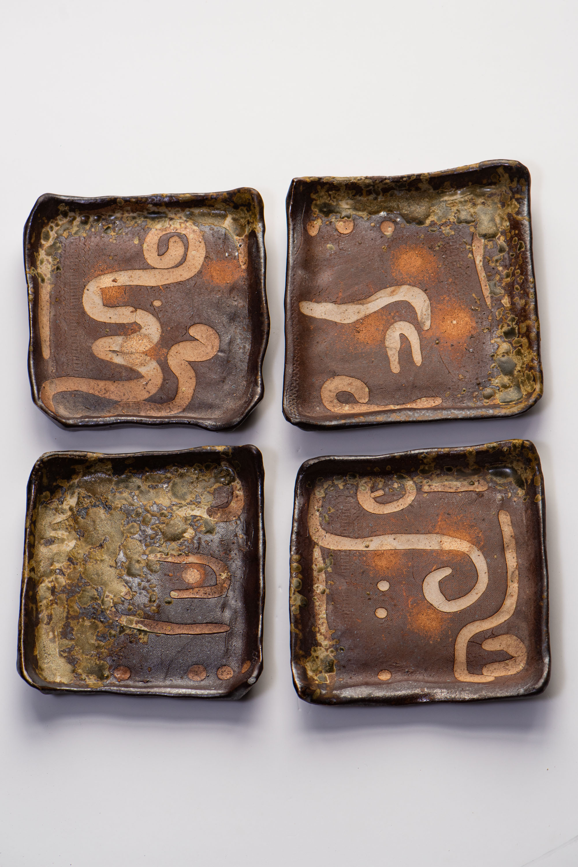 4 сезона. Тарелки. Керамика с историей. Елена Рогалёва