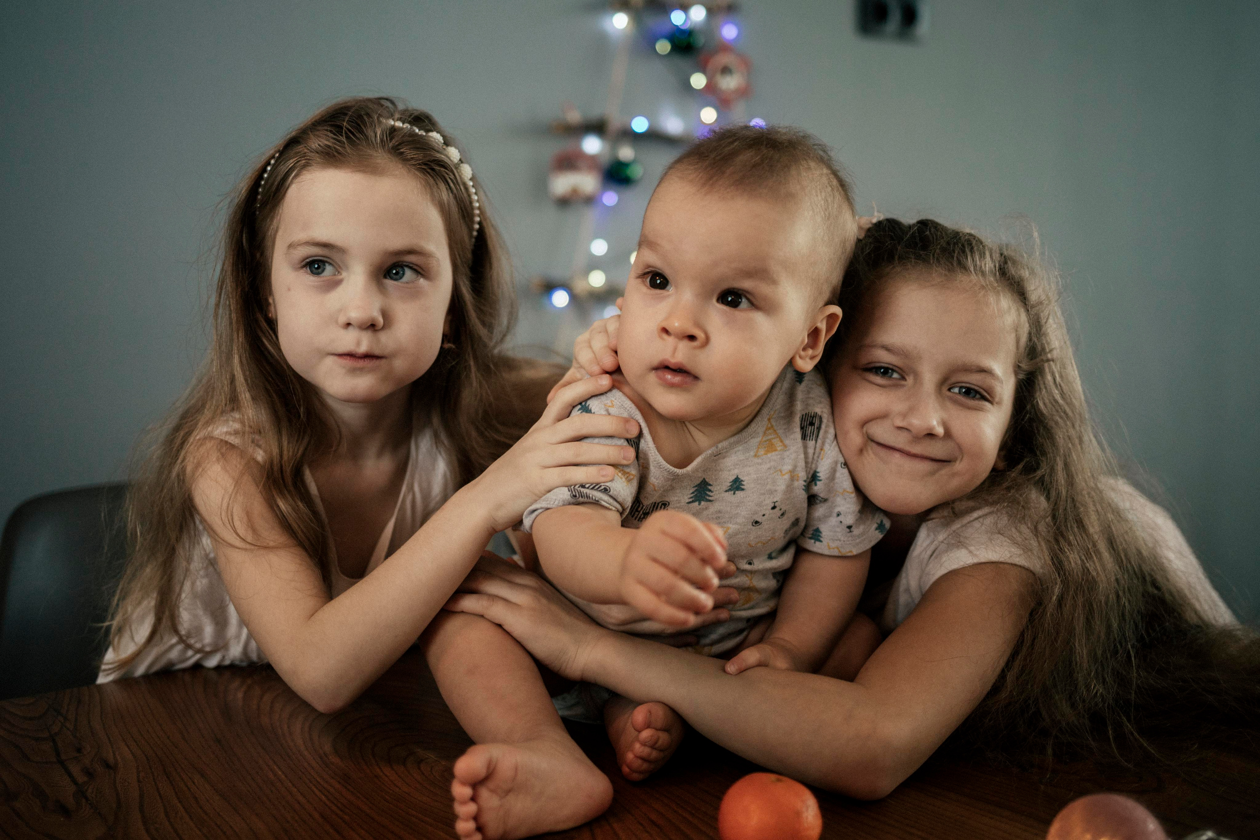 Семья Оли. Новогодняя съемка дома. Портретный и семейный фотограф в Саратове Елена Шустова
