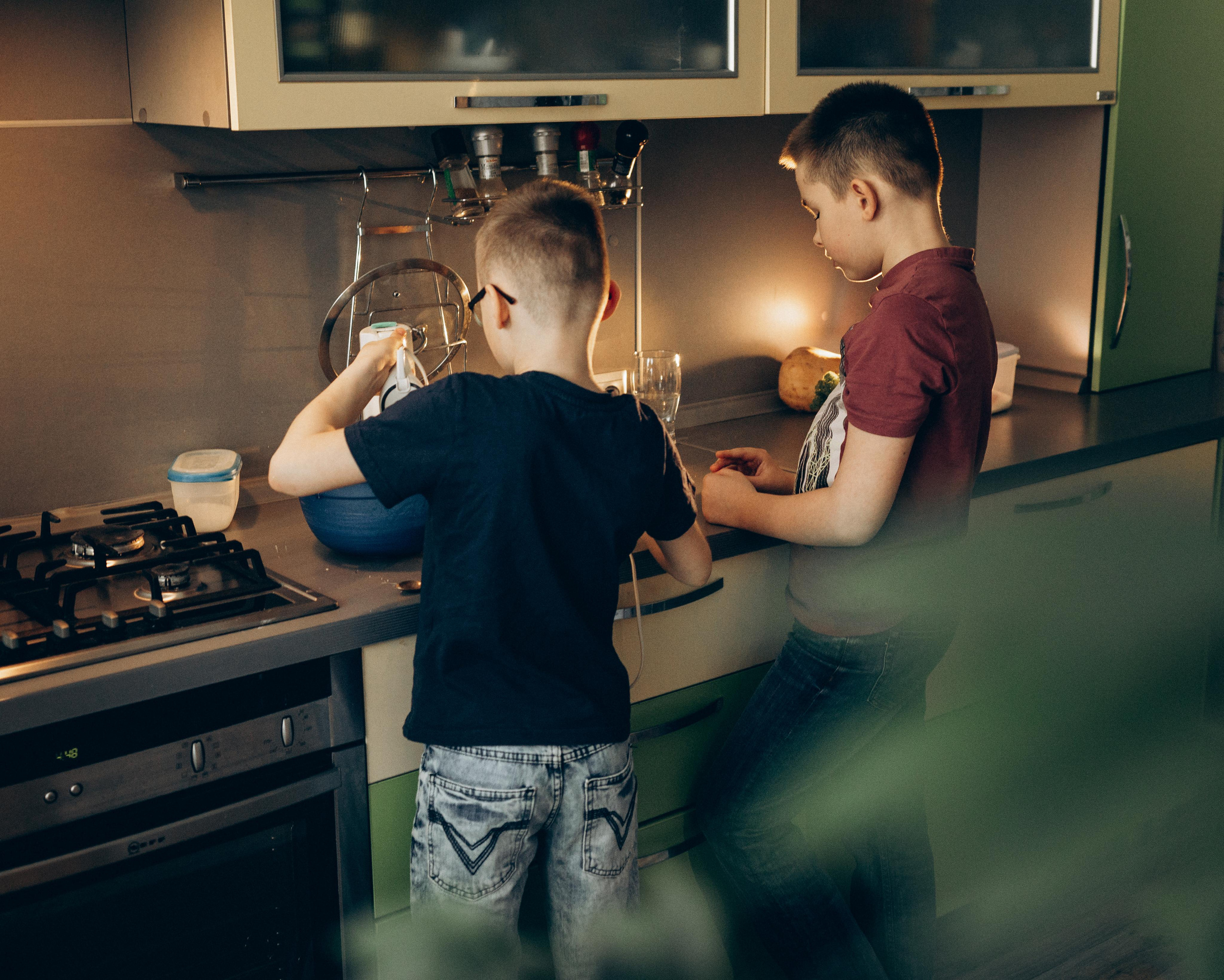 Ирина, Захар и Егор. Домашняя съемка. Портретный и семейный фотограф в Саратове Елена Шустова