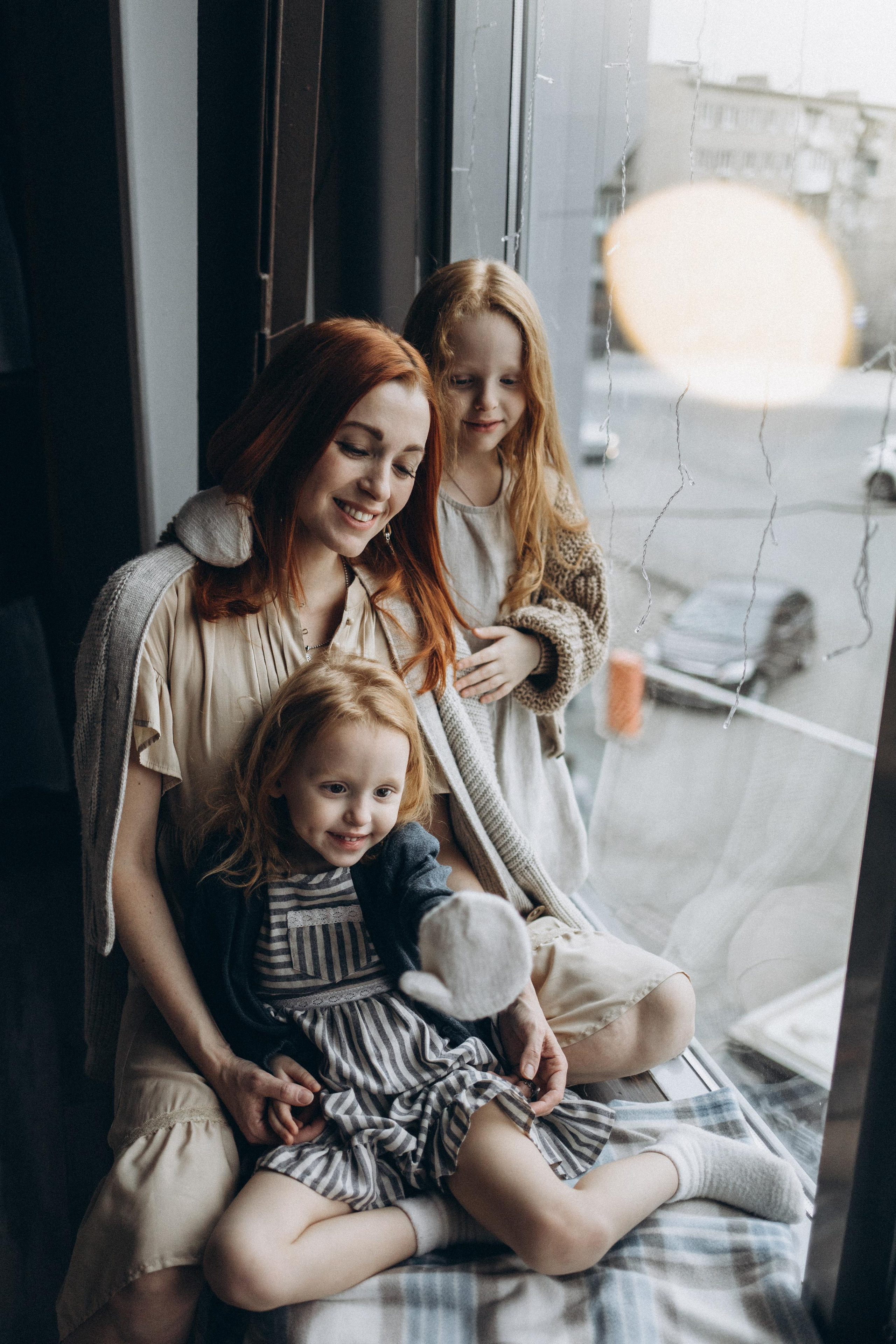 Наталья, Ариша и Милана. Портретный и семейный фотограф в Саратове Елена Шустова