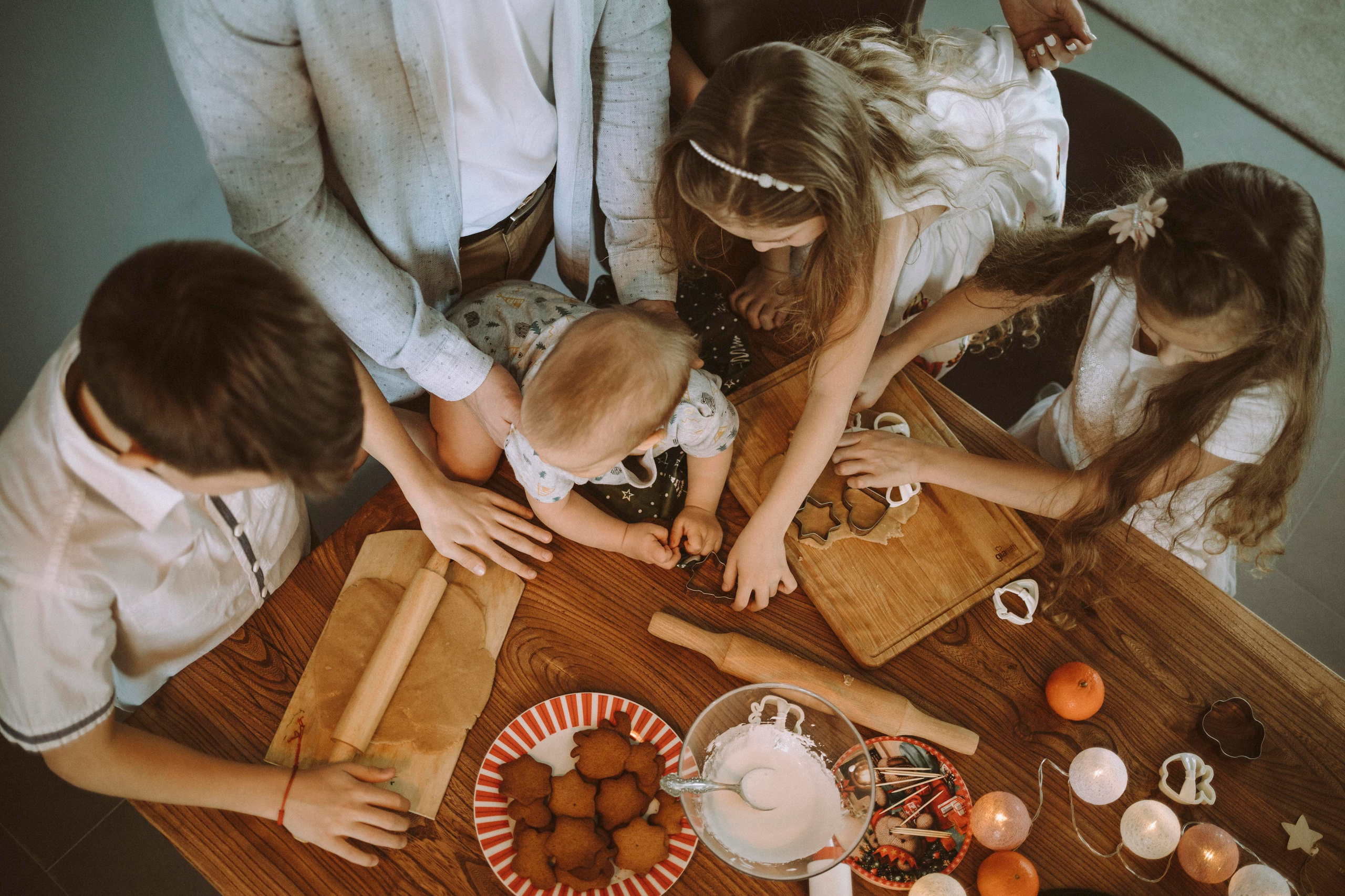 Семья Оли. Новогодняя съемка дома. Портретный и семейный фотограф в Саратове Елена Шустова