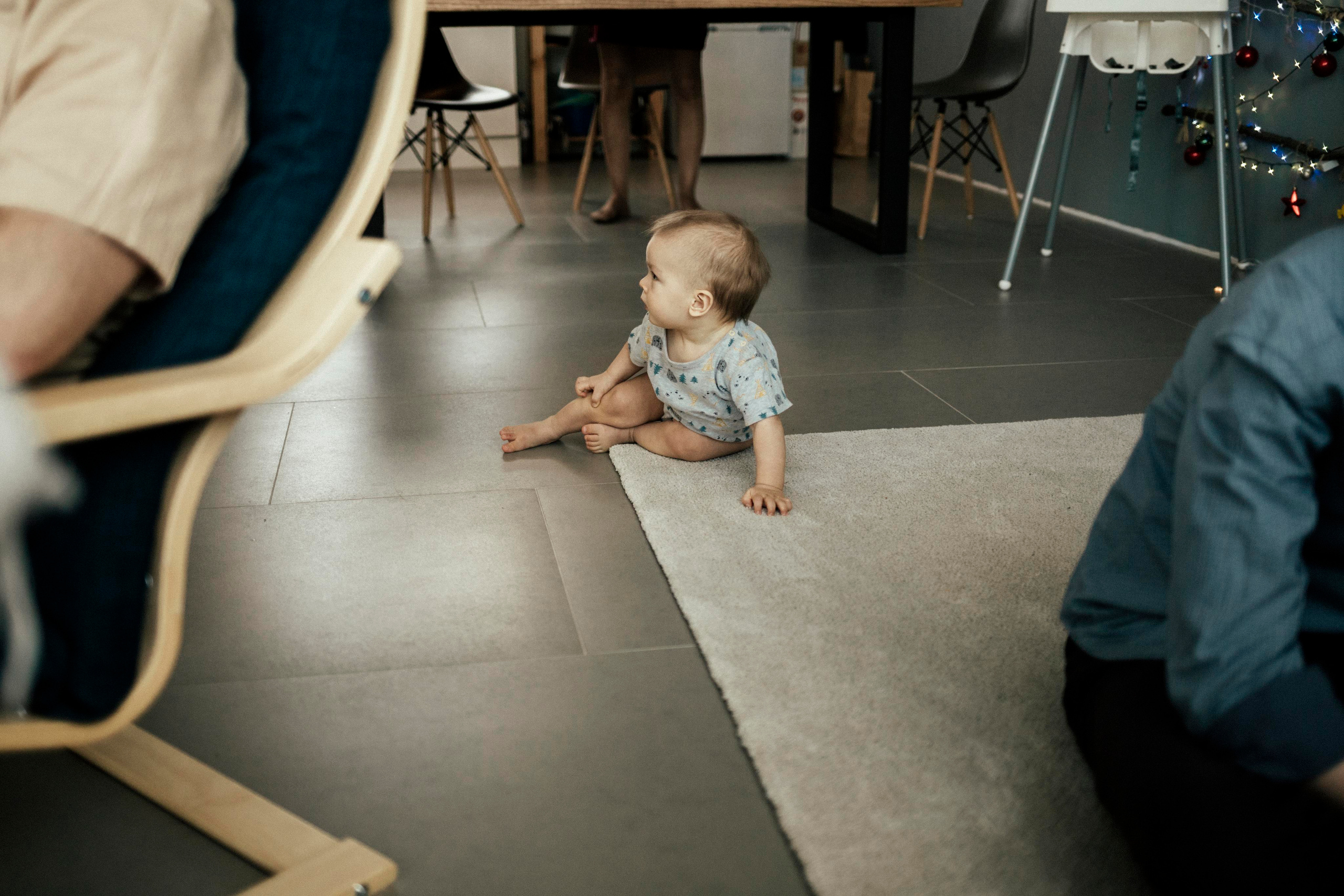 Семья Оли. Новогодняя съемка дома. Портретный и семейный фотограф в Саратове Елена Шустова