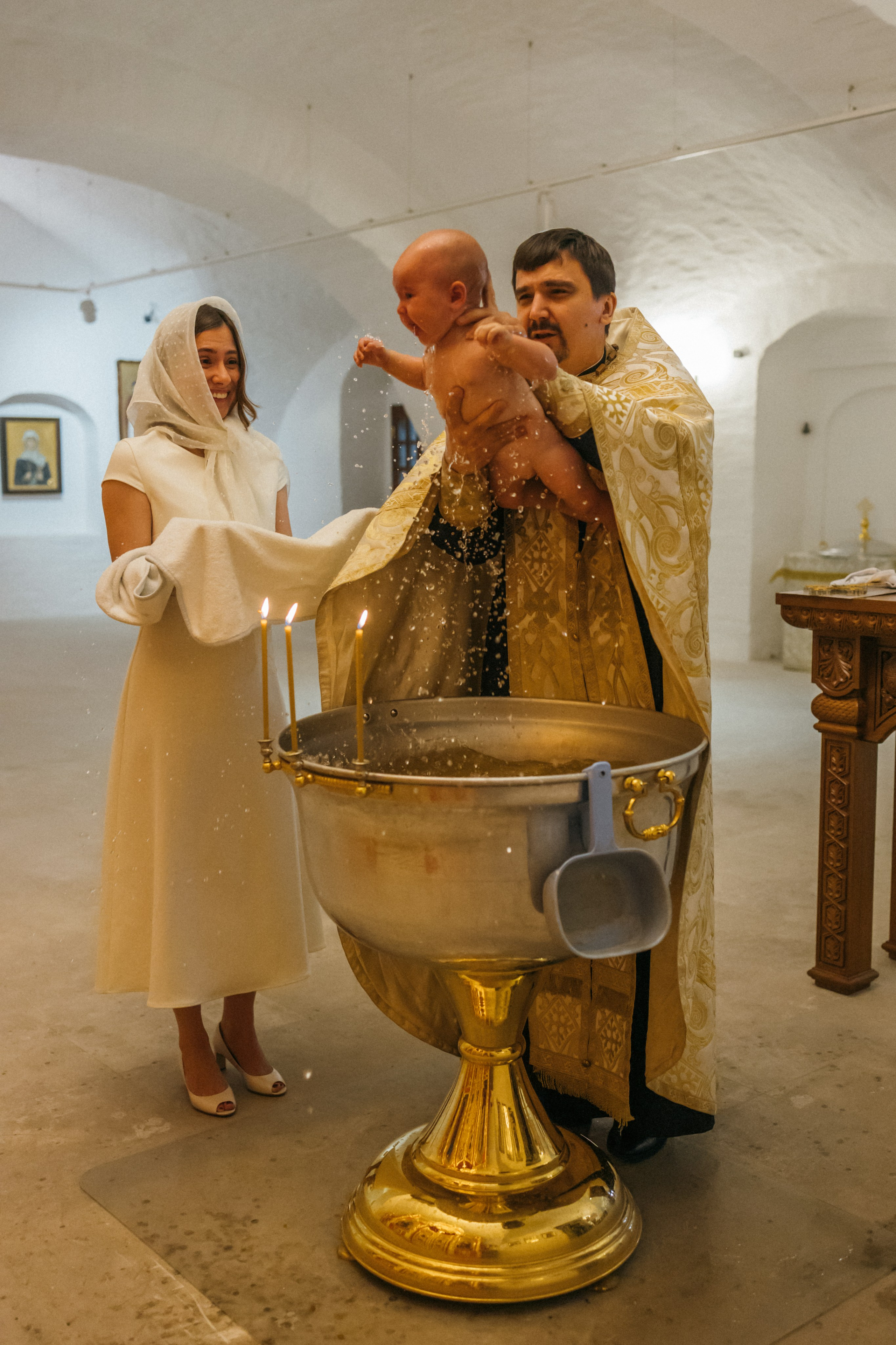 Крещении Мии. Фотограф Ирина Панина