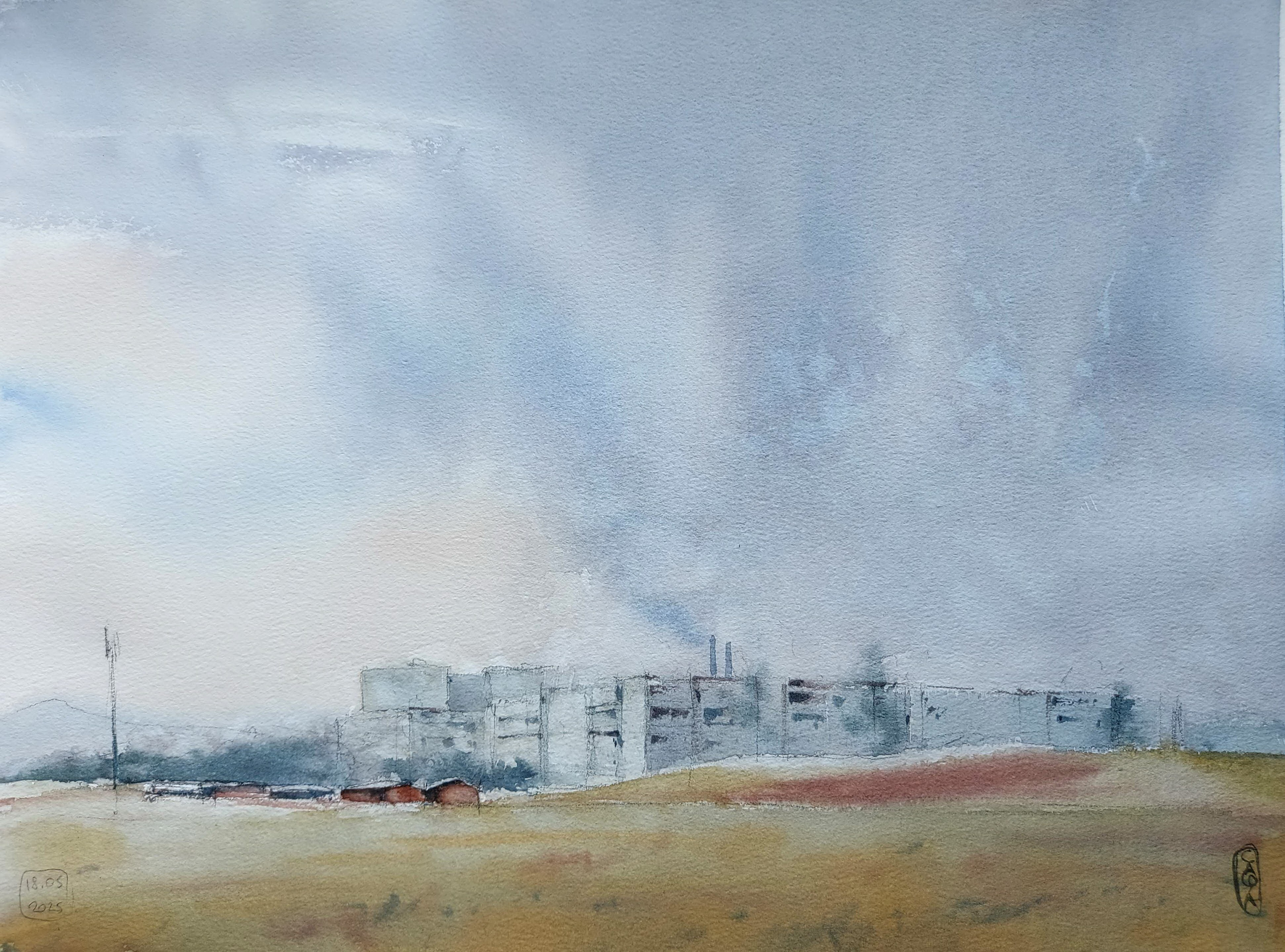 Garages behind the bld #254 | Krasnokamensk, Zabaykalsky Krai, Russia | May 2025 | A3