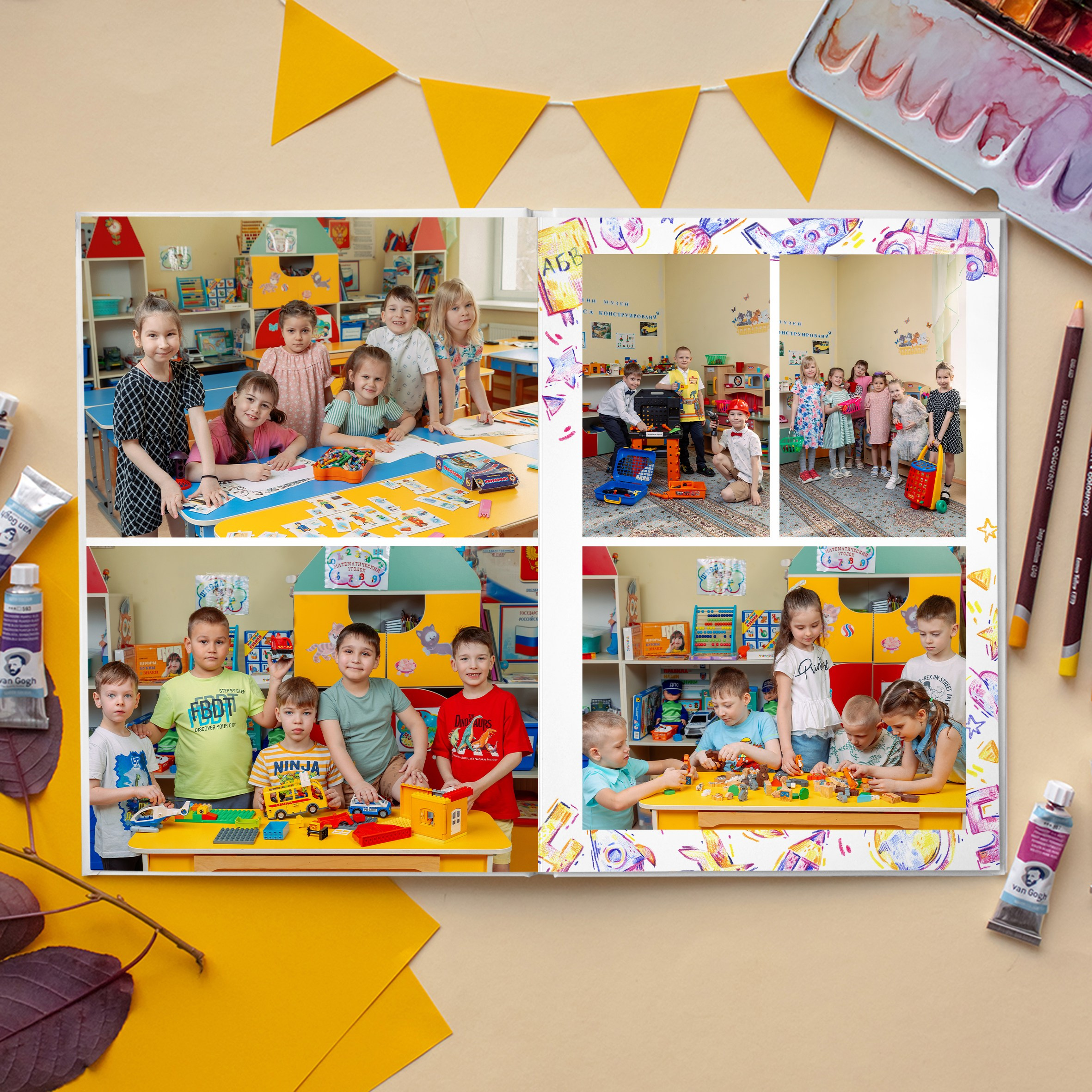 Выпускной альбом S для детского сада. REPEYBOOK | Выпускные альбомы для детского сада и класса