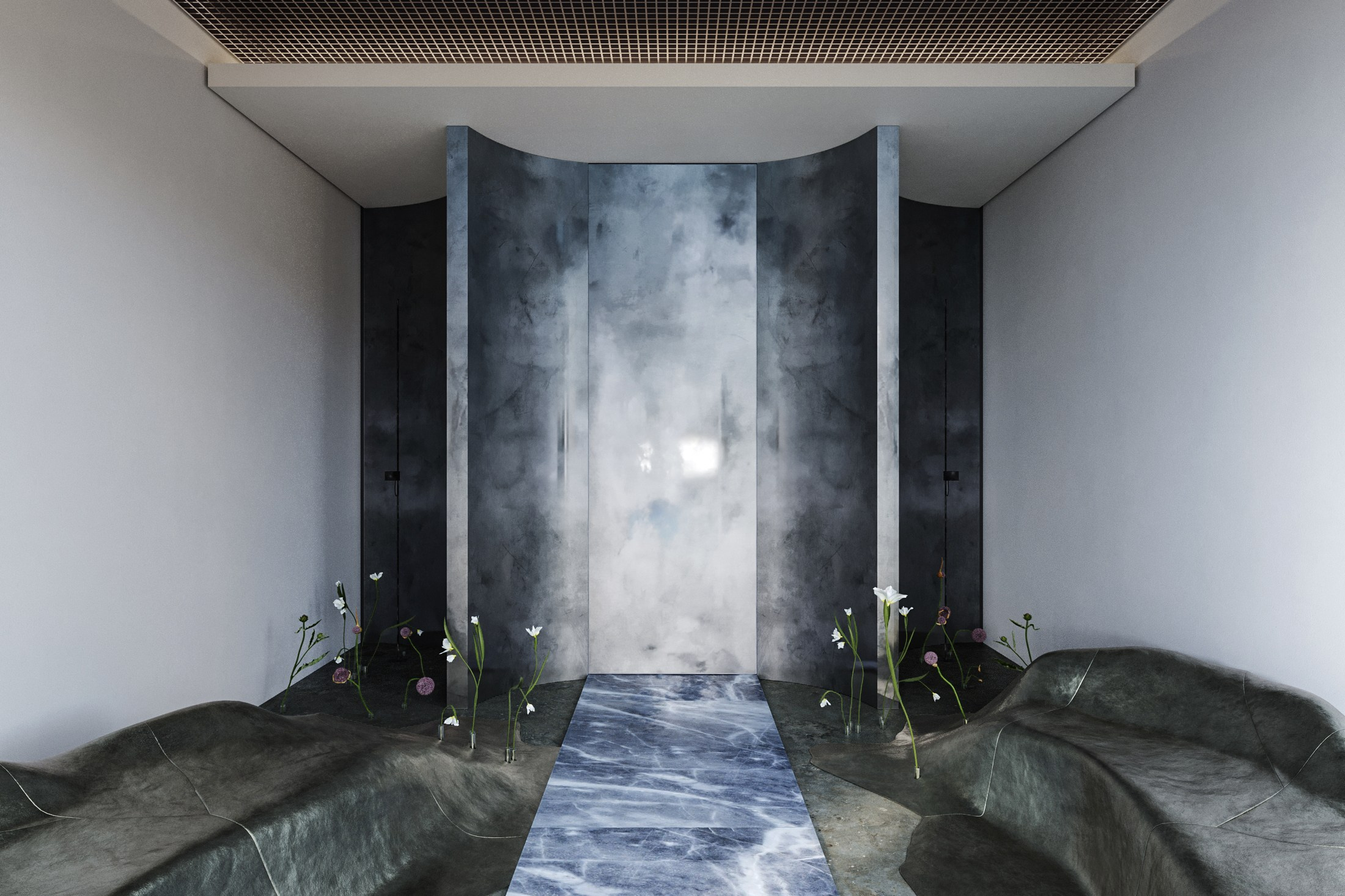 MIRAGE BLOOM GALLERY | 2FORM DESIGN. Interior Visualization by Valerie Stetyukevich