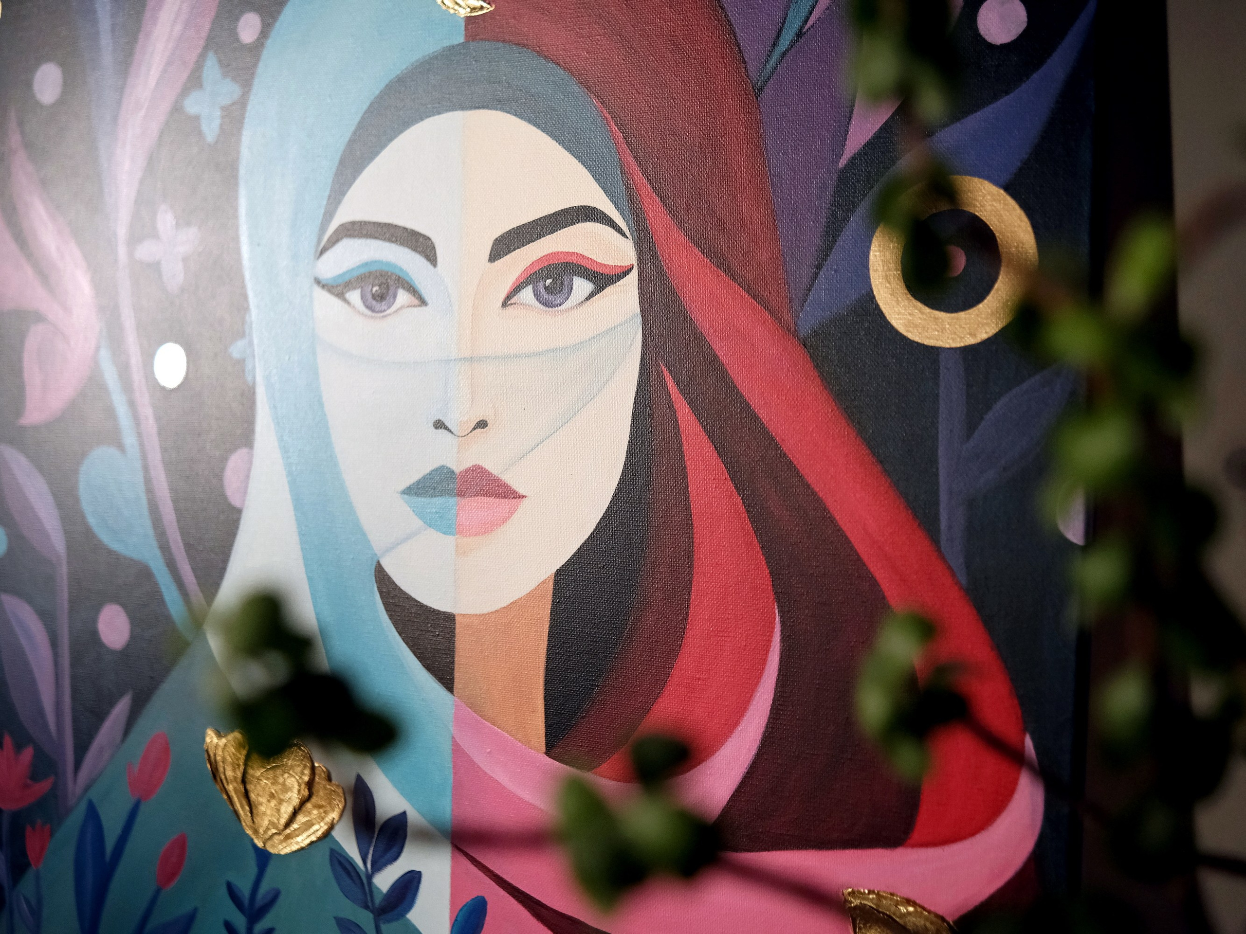 ЦВЕТОК ПУСТЫНИ. Художник Анастасия Кисткина, Петербург