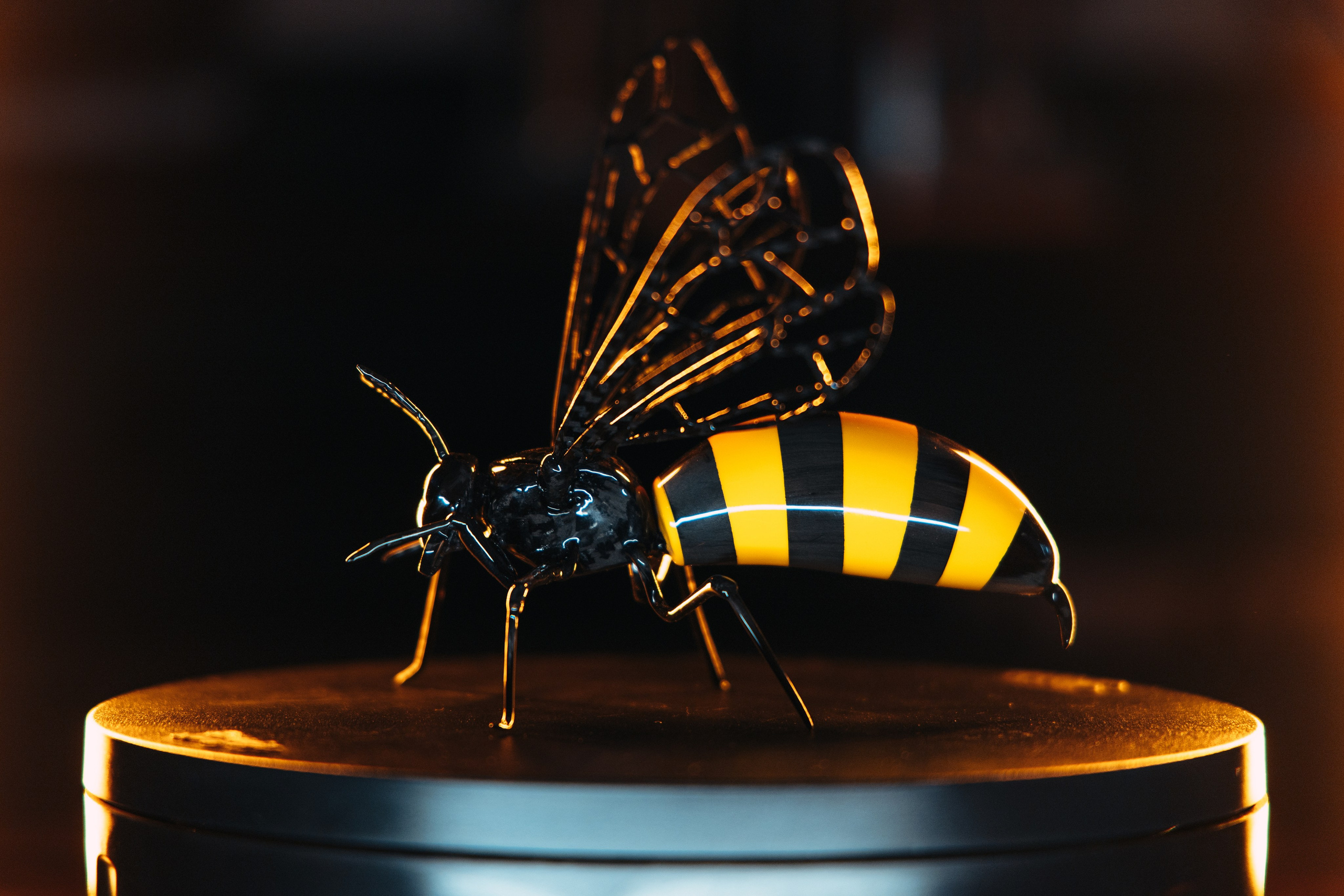 Оса из разных видов карбона, полностью ручная работа. DeLorein