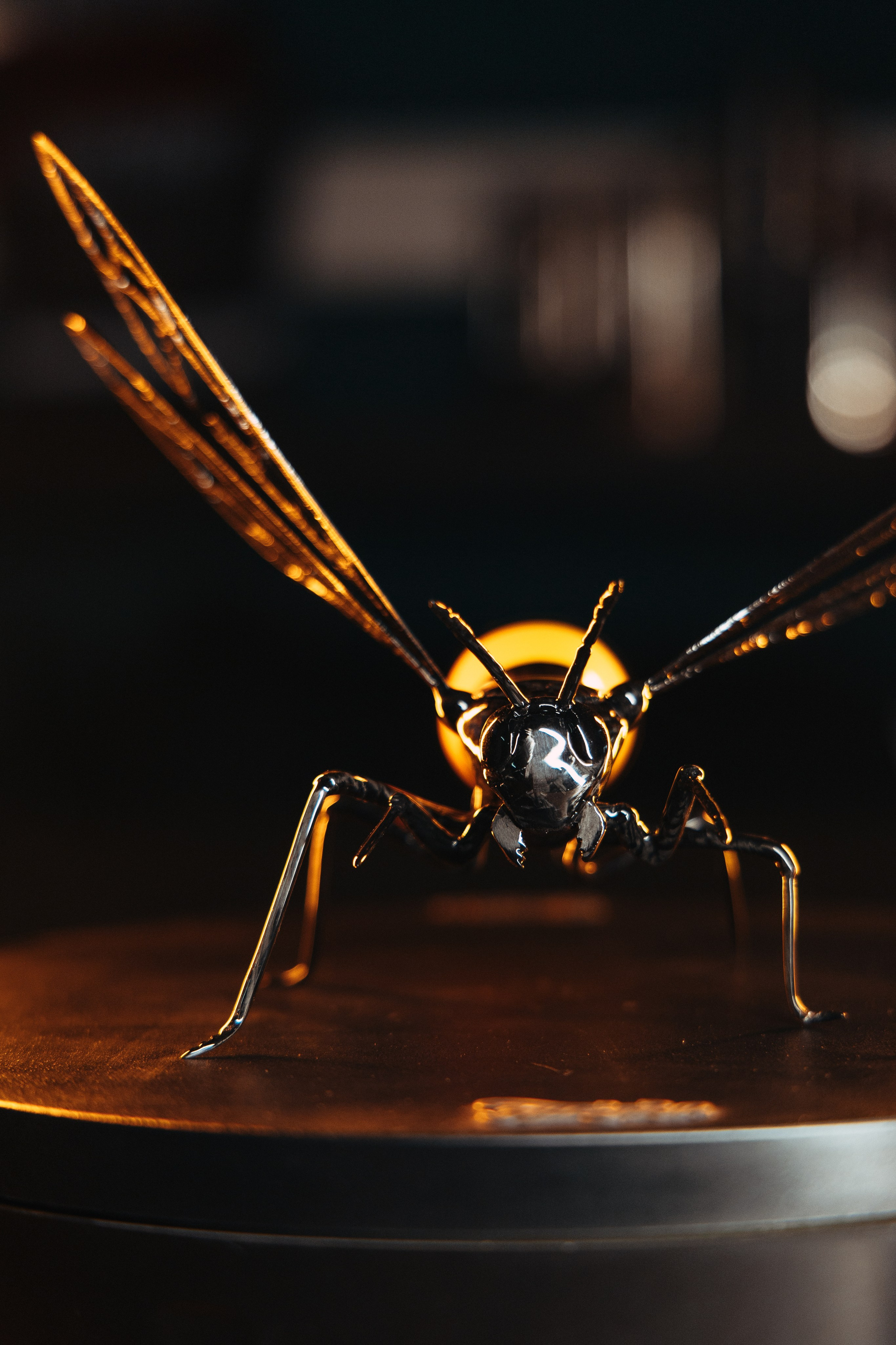 Оса из разных видов карбона, полностью ручная работа. DeLorein