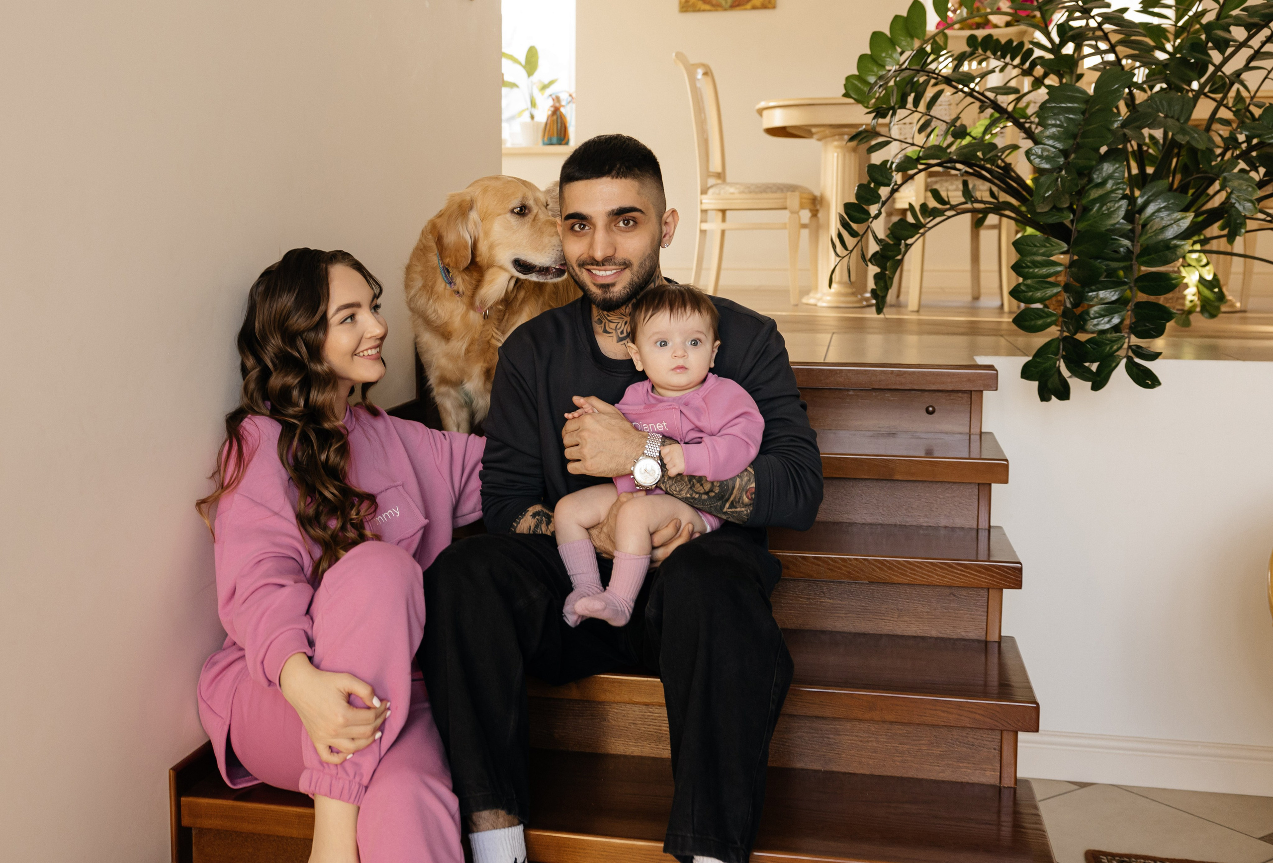 Семейная фотосессия Дианы, Амира и маленькой Джанет. Свадебный и семейный фотограф Рассказова Виктория