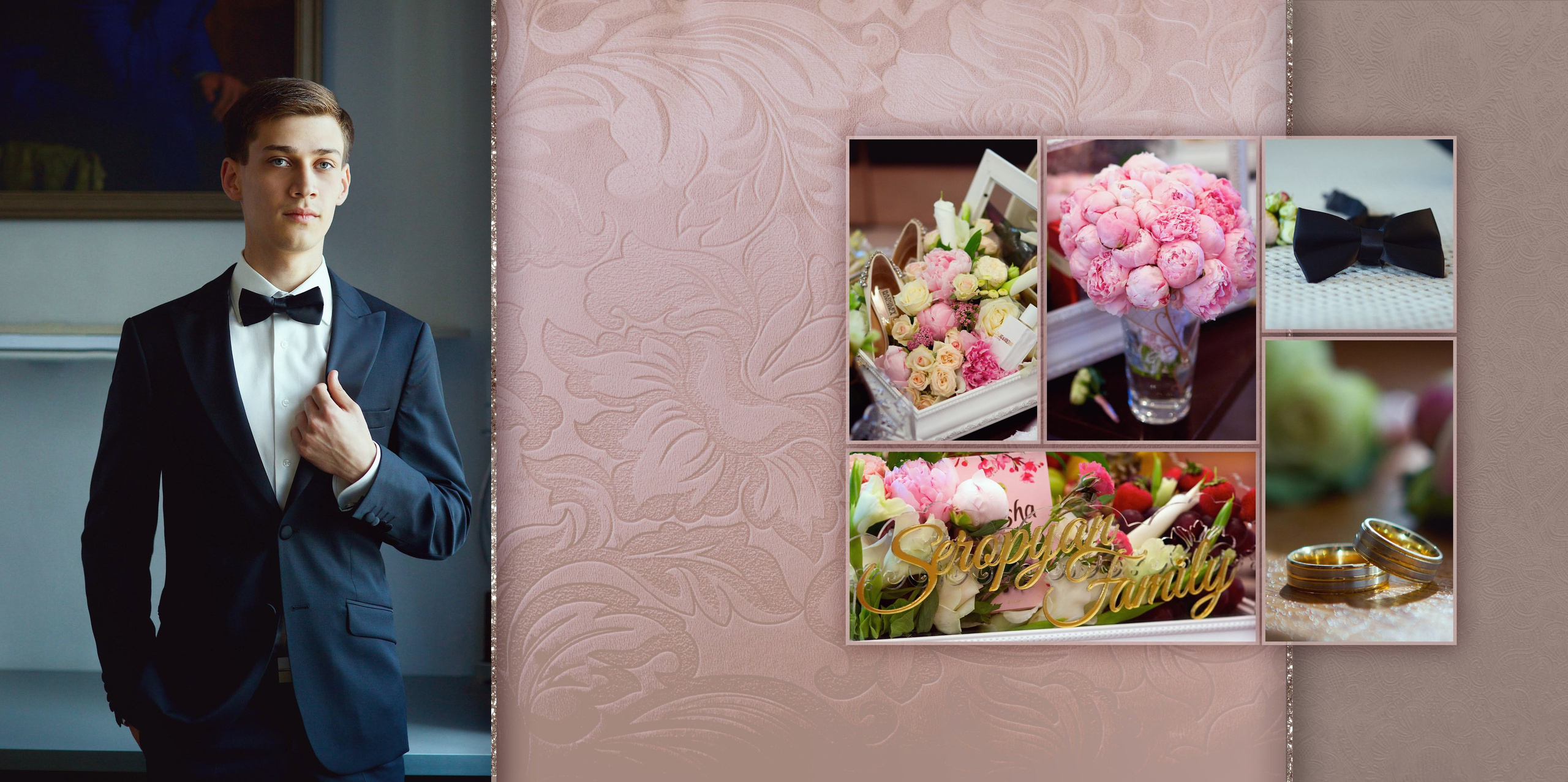 Свадебная фотокнига. Фотограф Кирсанова Наталия. Фотохудожник Наталия Кирсанова