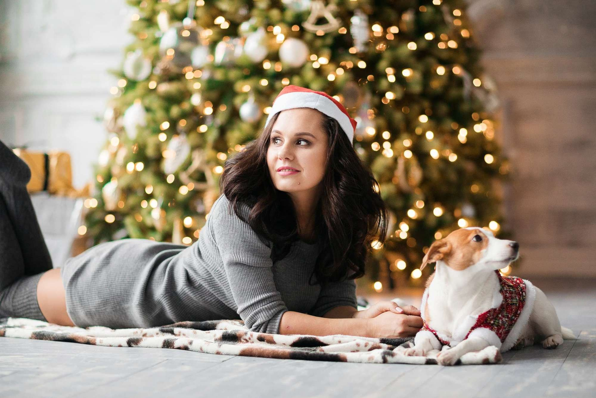 Новогодняя семейняя фотосессия семьи Юлии