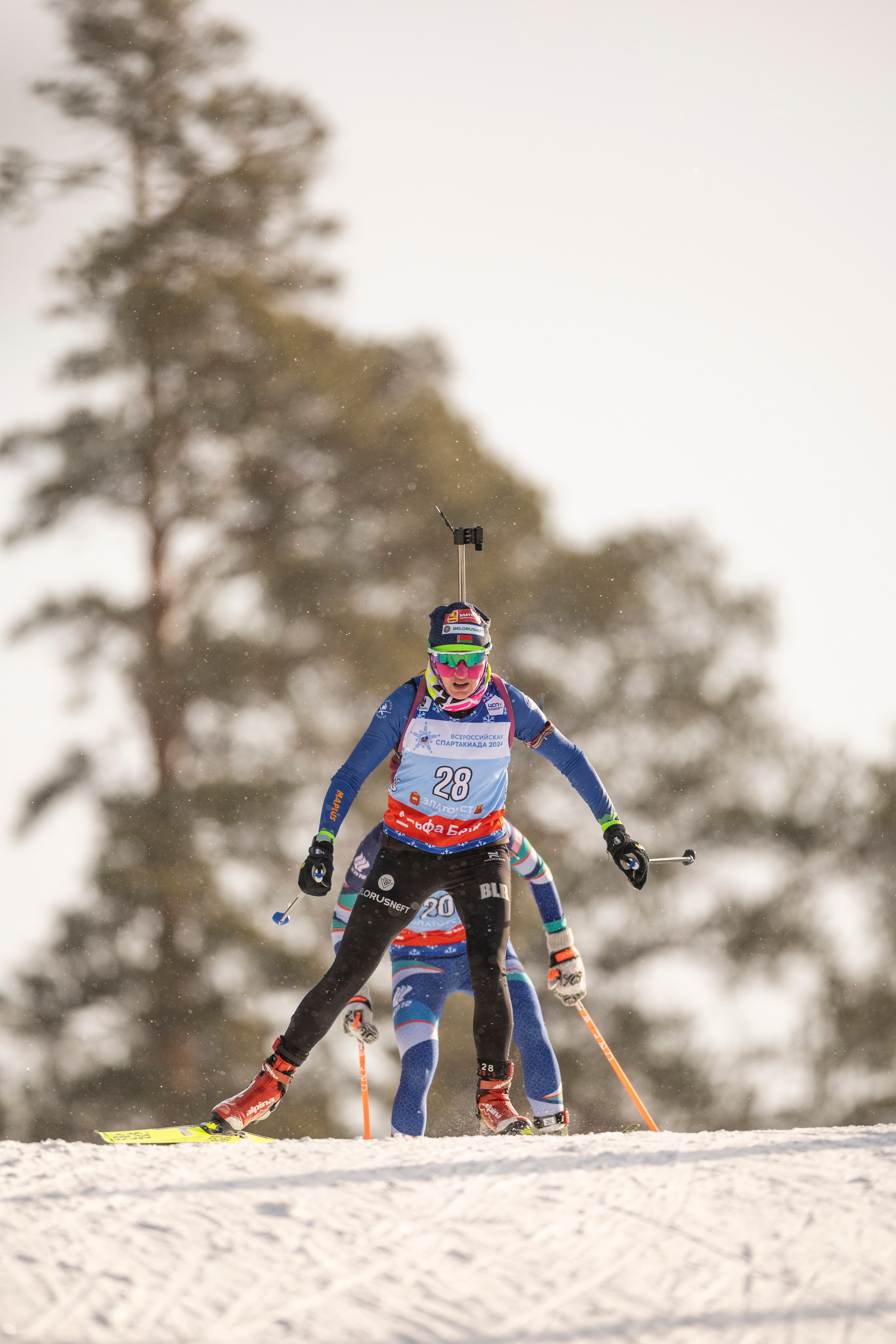 Всероссийская спартакиада. Гонка преследования женщины. Спортивный репортажный фотограф Казань Нафис Сиразетдинов